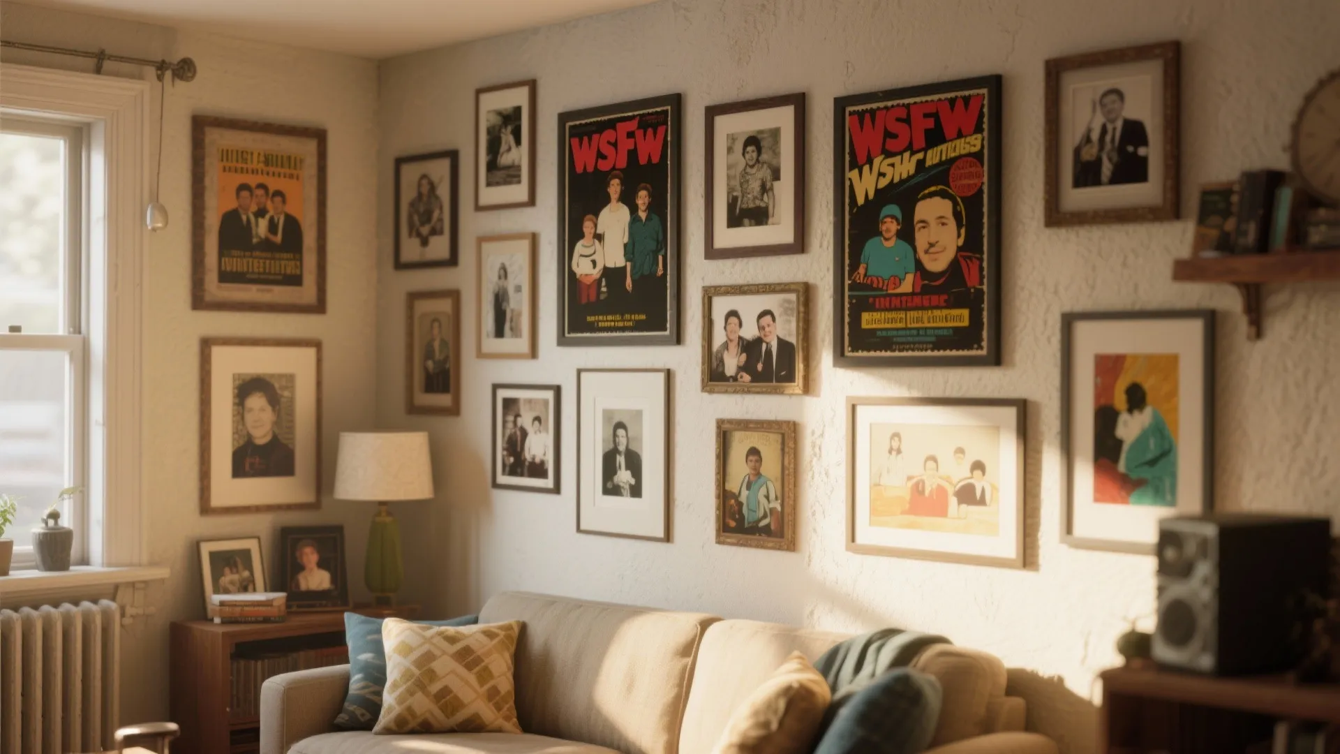 3. Gallery wall with personal history