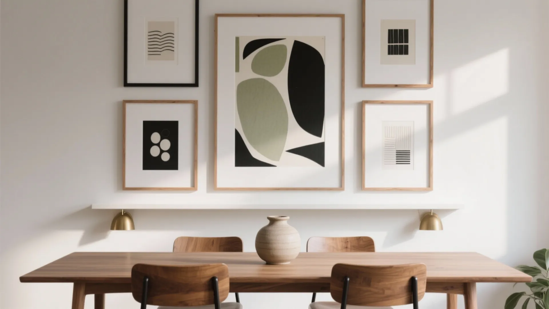 Build a layered gallery wall