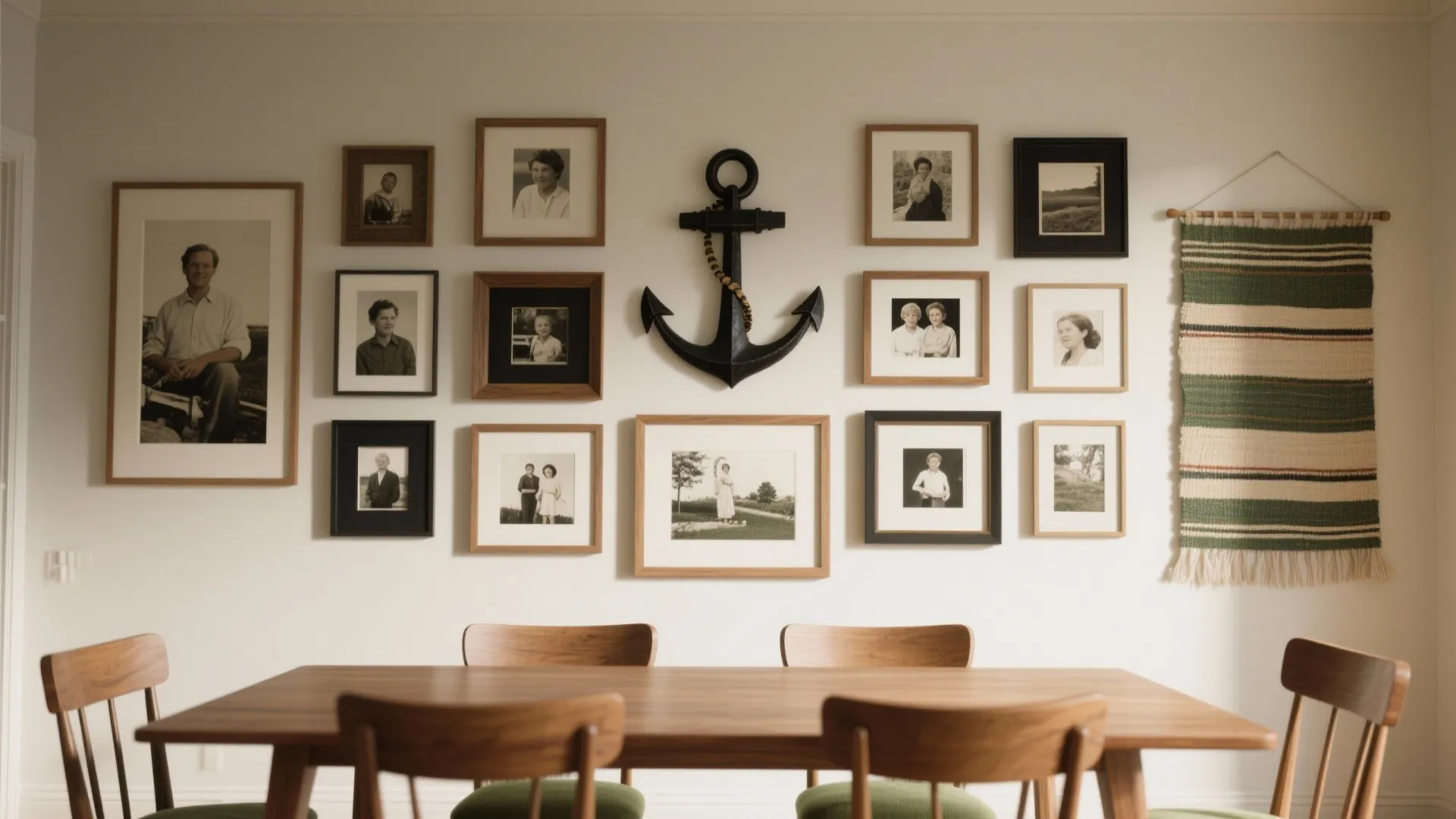 Gallery Wall with Mixed-Scale Art