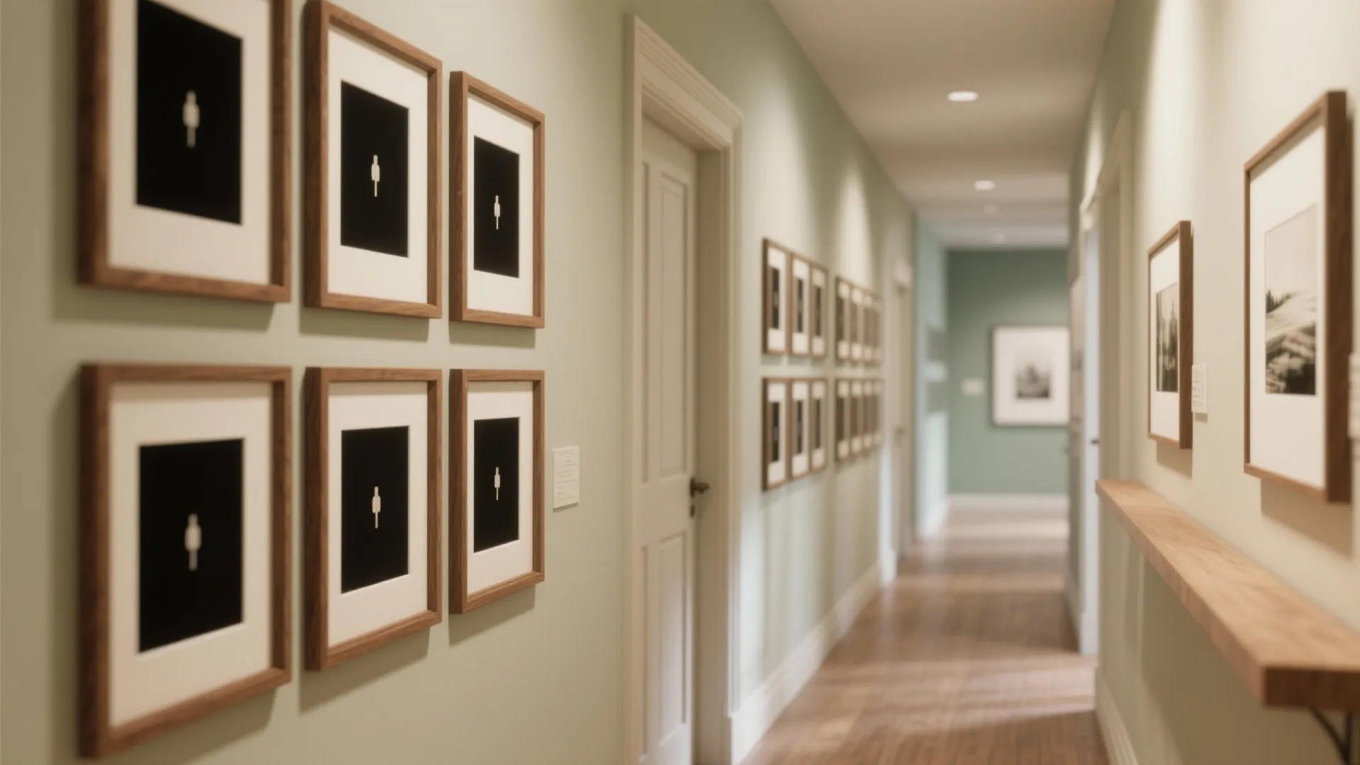 Gallery walls with breathing room