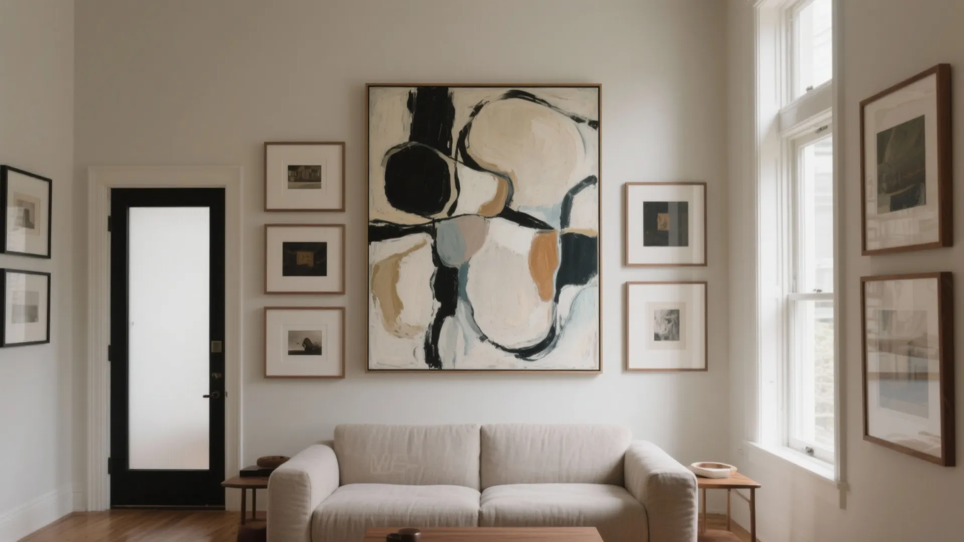 Oversized Art and Flexible Gallery Wall