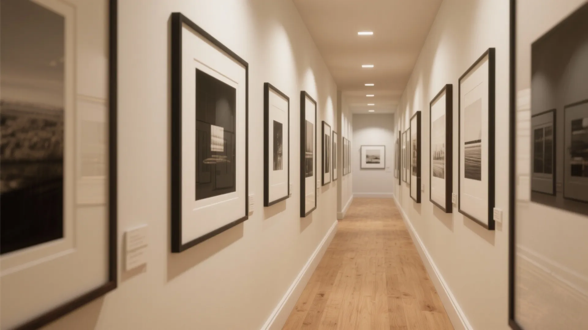 A Curated Gallery Wall with Consistent Frames