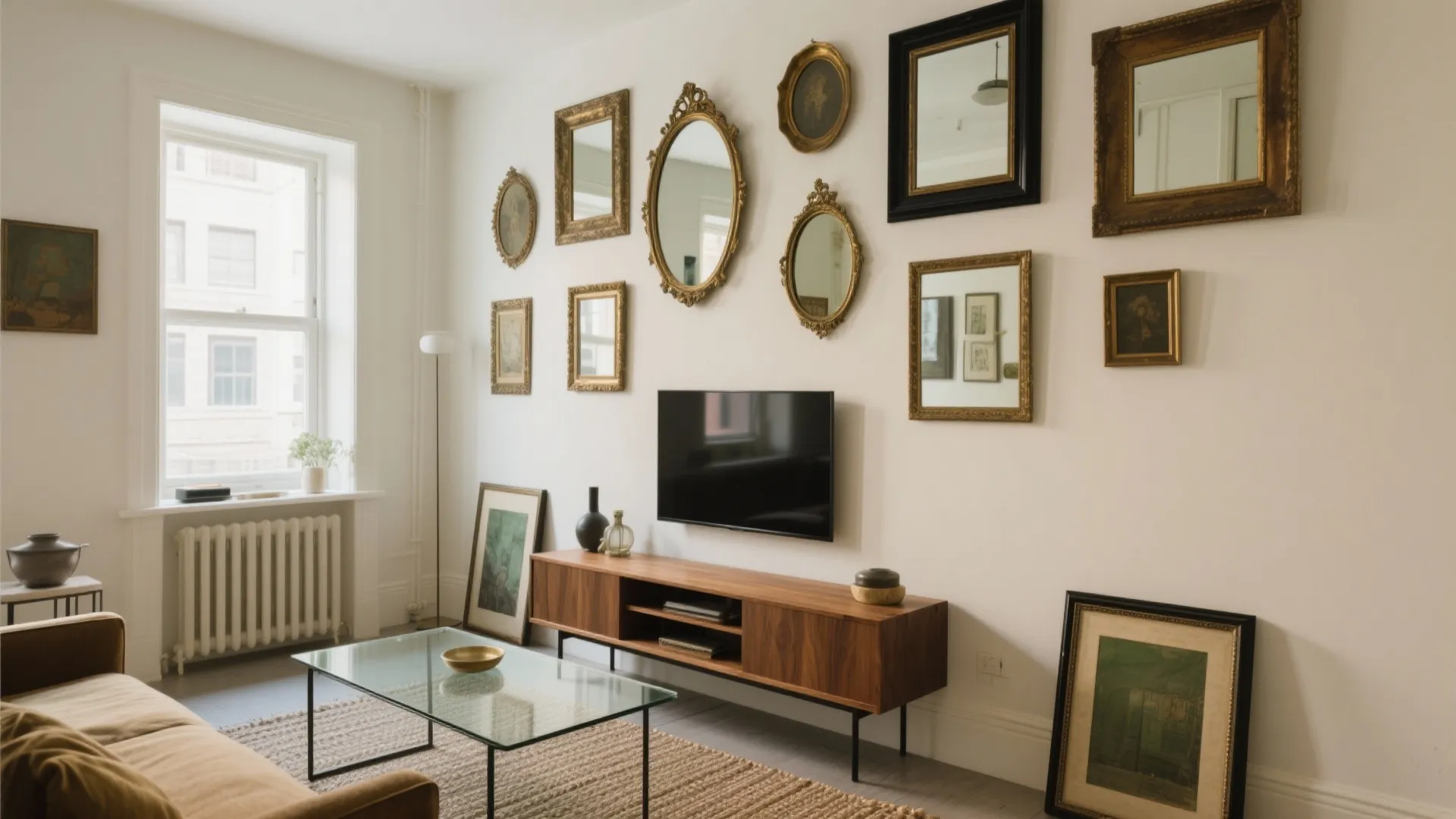 Curated Mirror Gallery Wall