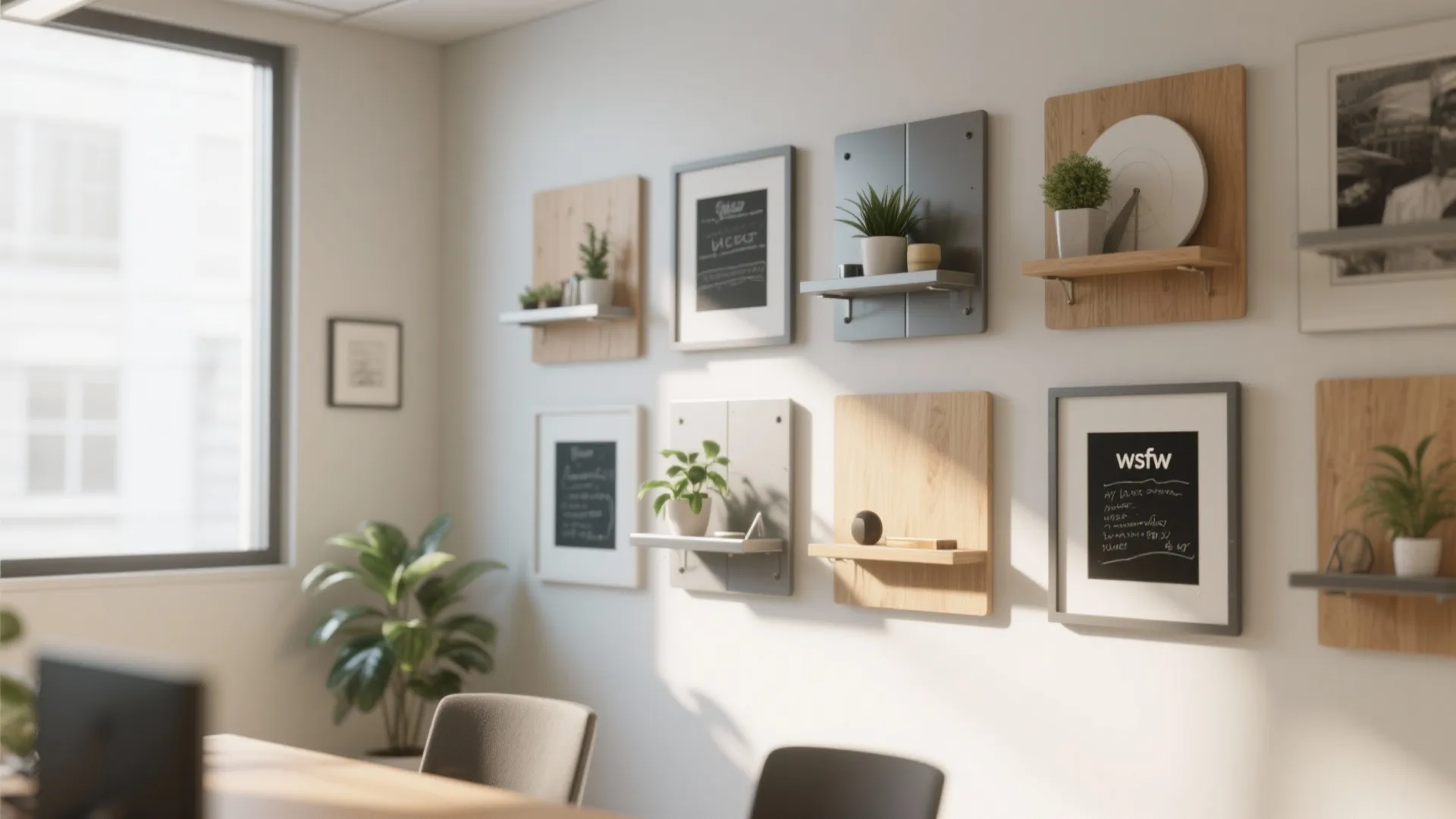 Gallery Wall with Rotating Displays