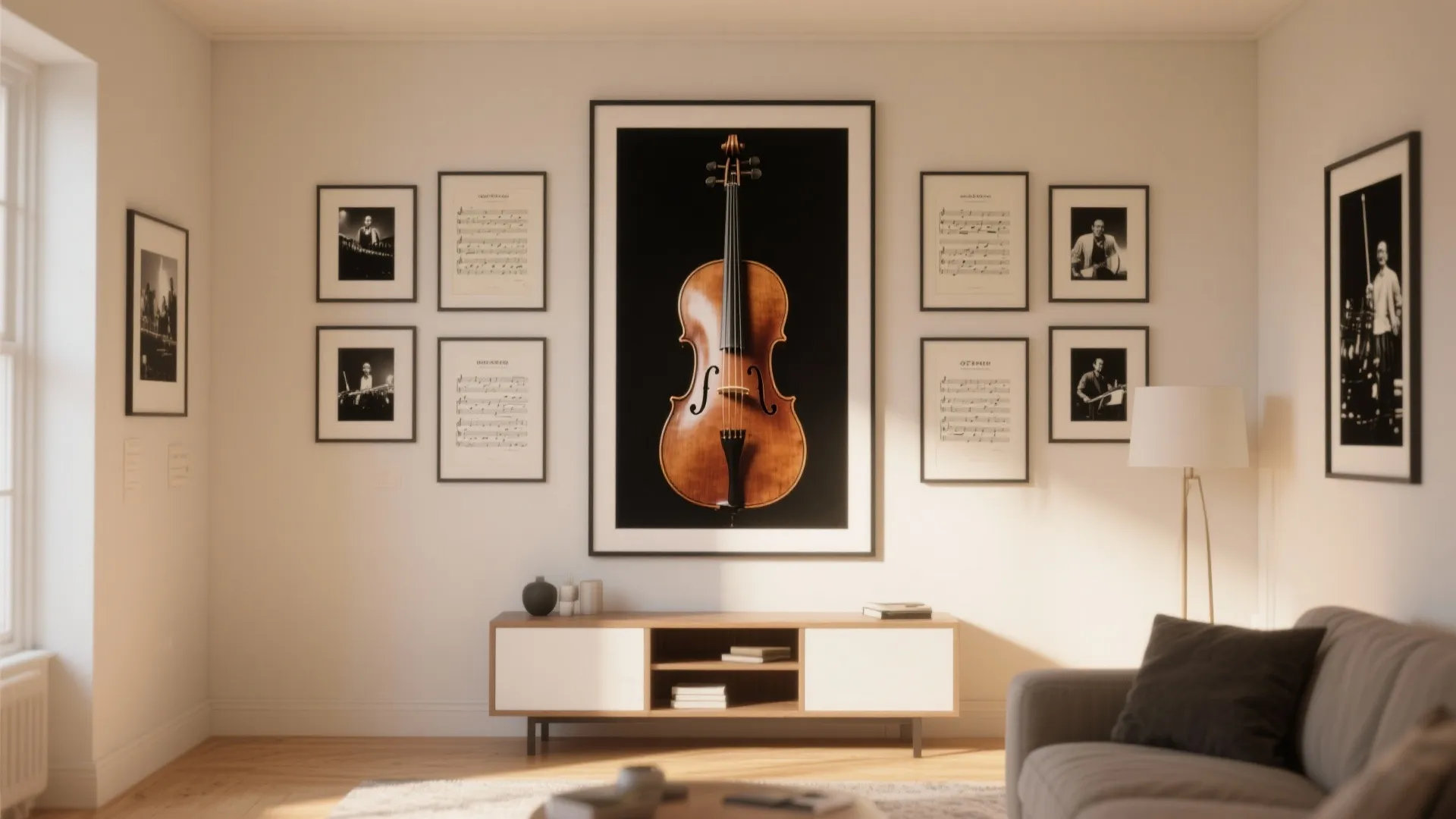 4. Create a Gallery-Led Accent Wall