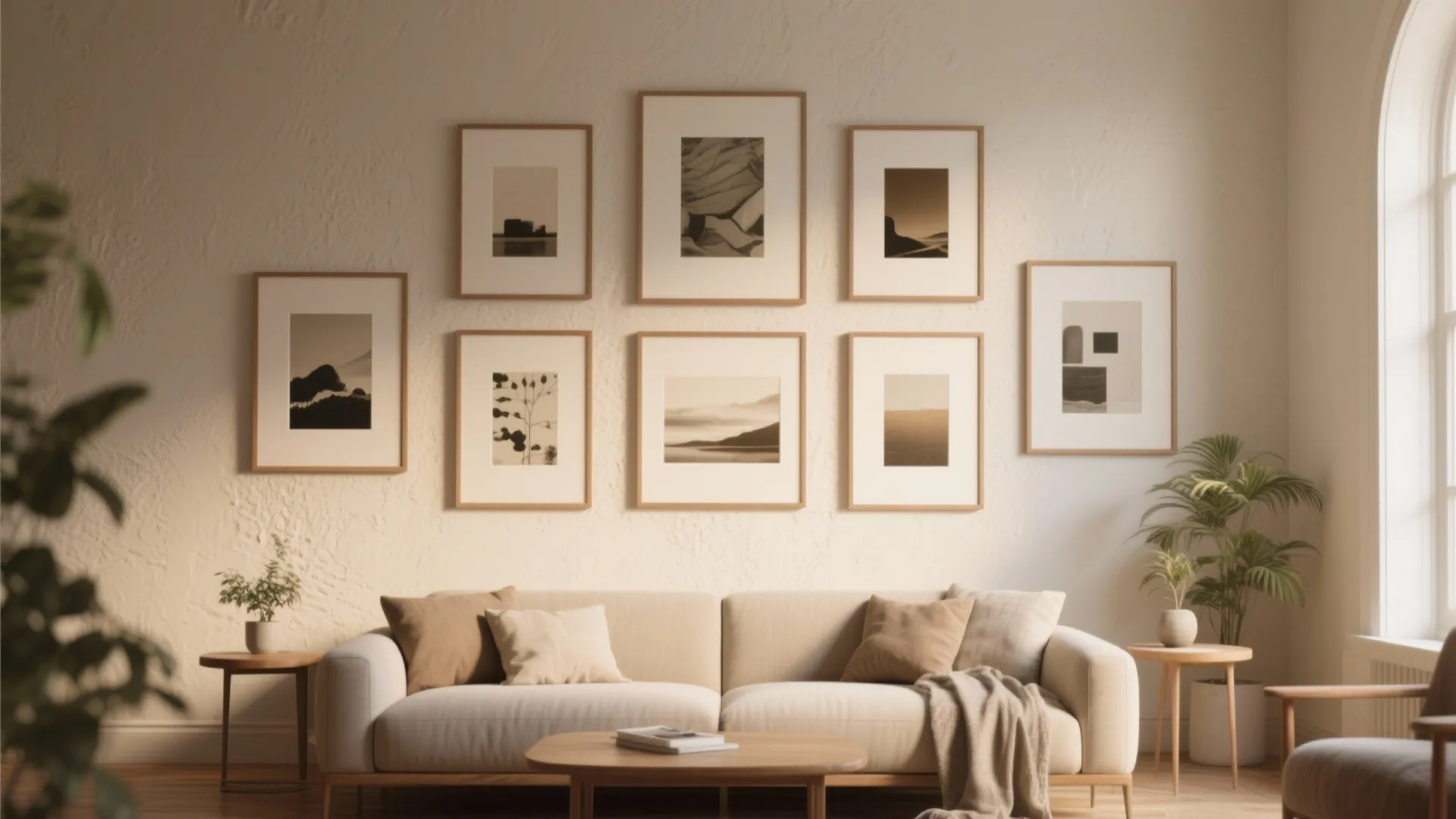 2. Gallery wall with a rhythm