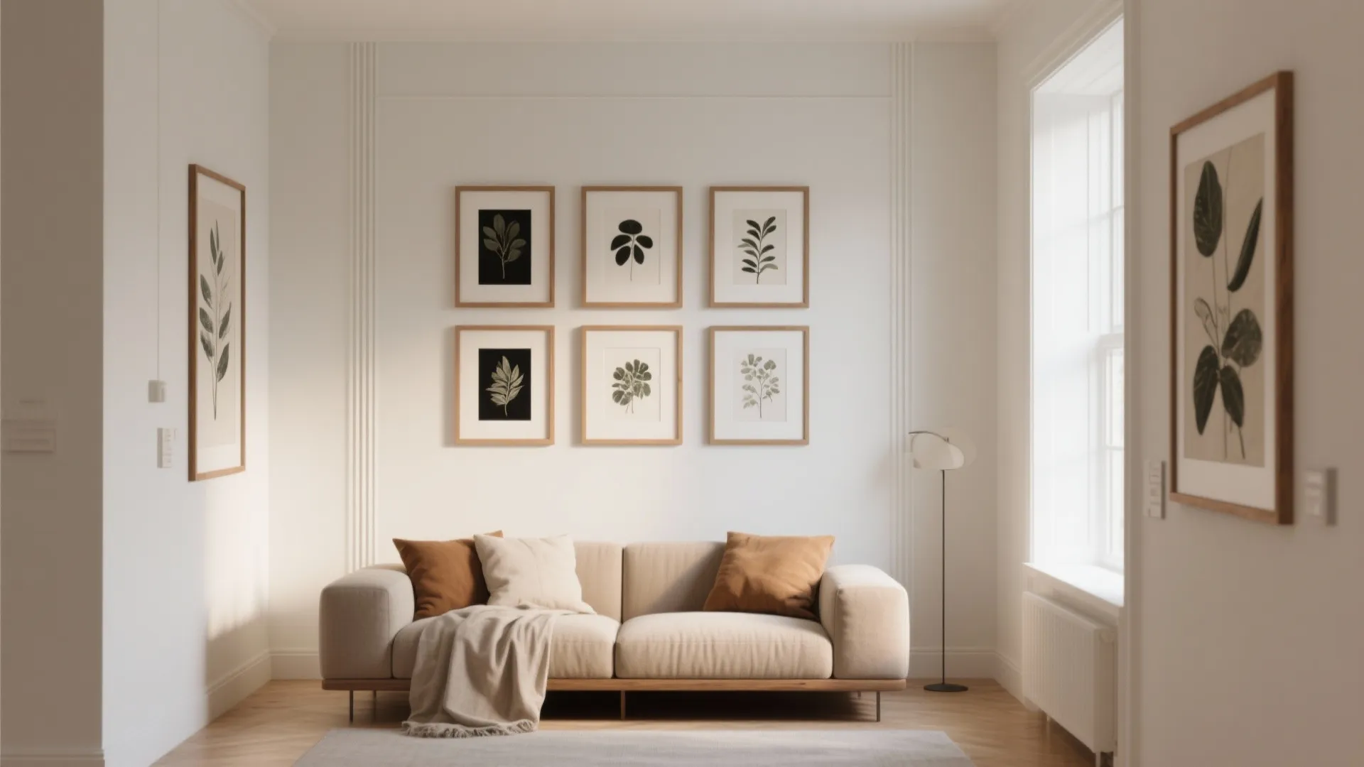 Artful coherence: gallery walls, molding, and proportion tricks