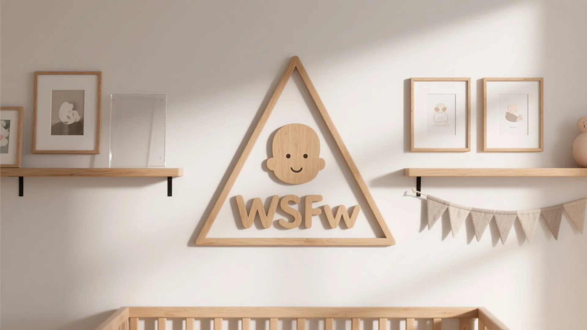 Gallery Wall Around the Name: Frames, Shelves, and Story