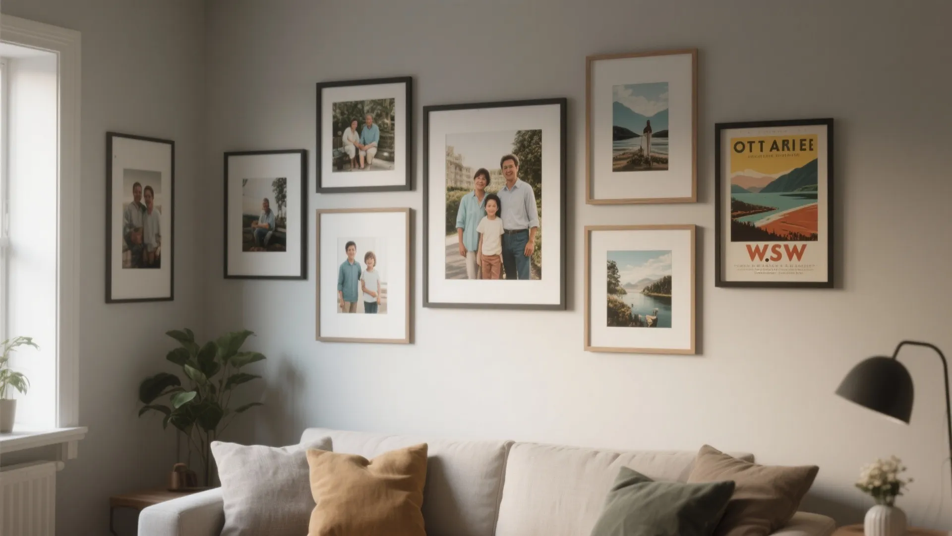 Gallery Walls with Personal Art