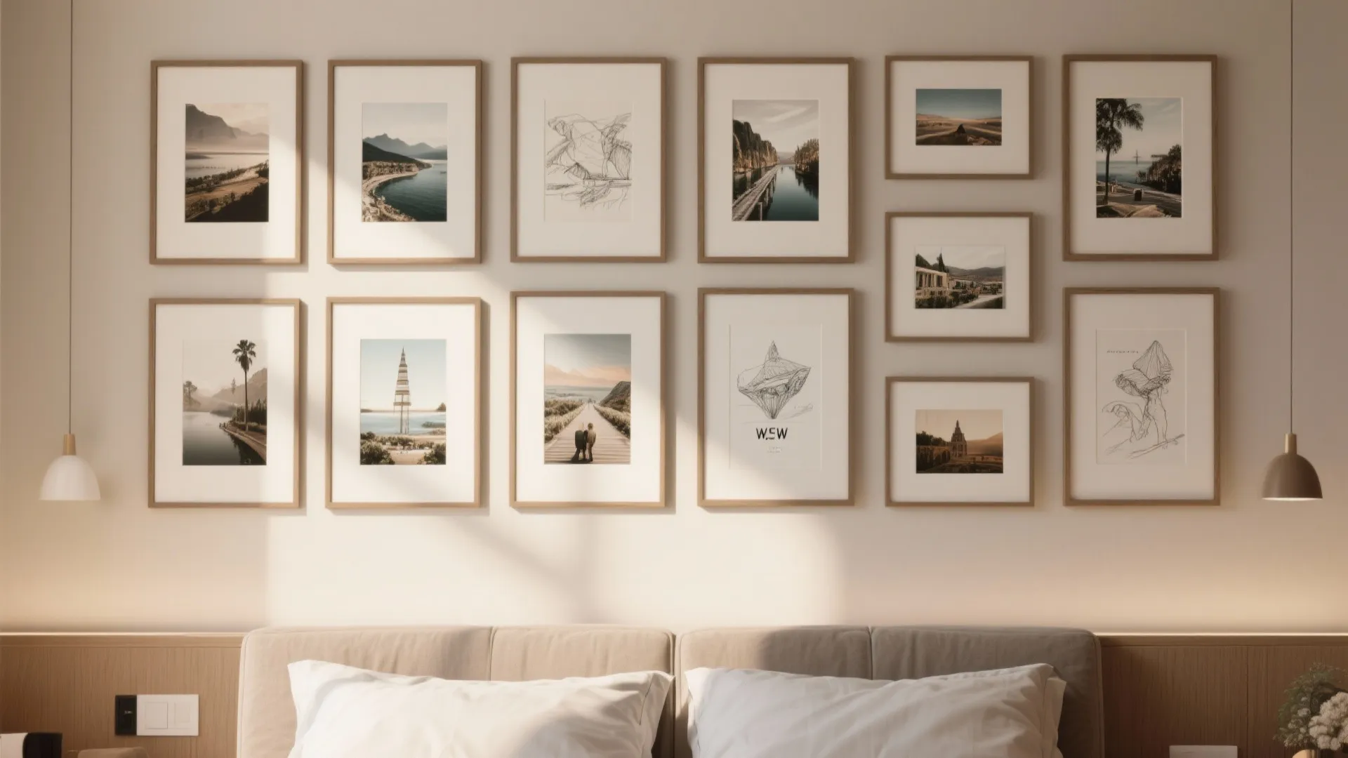 Gallery Wall of Personal Art