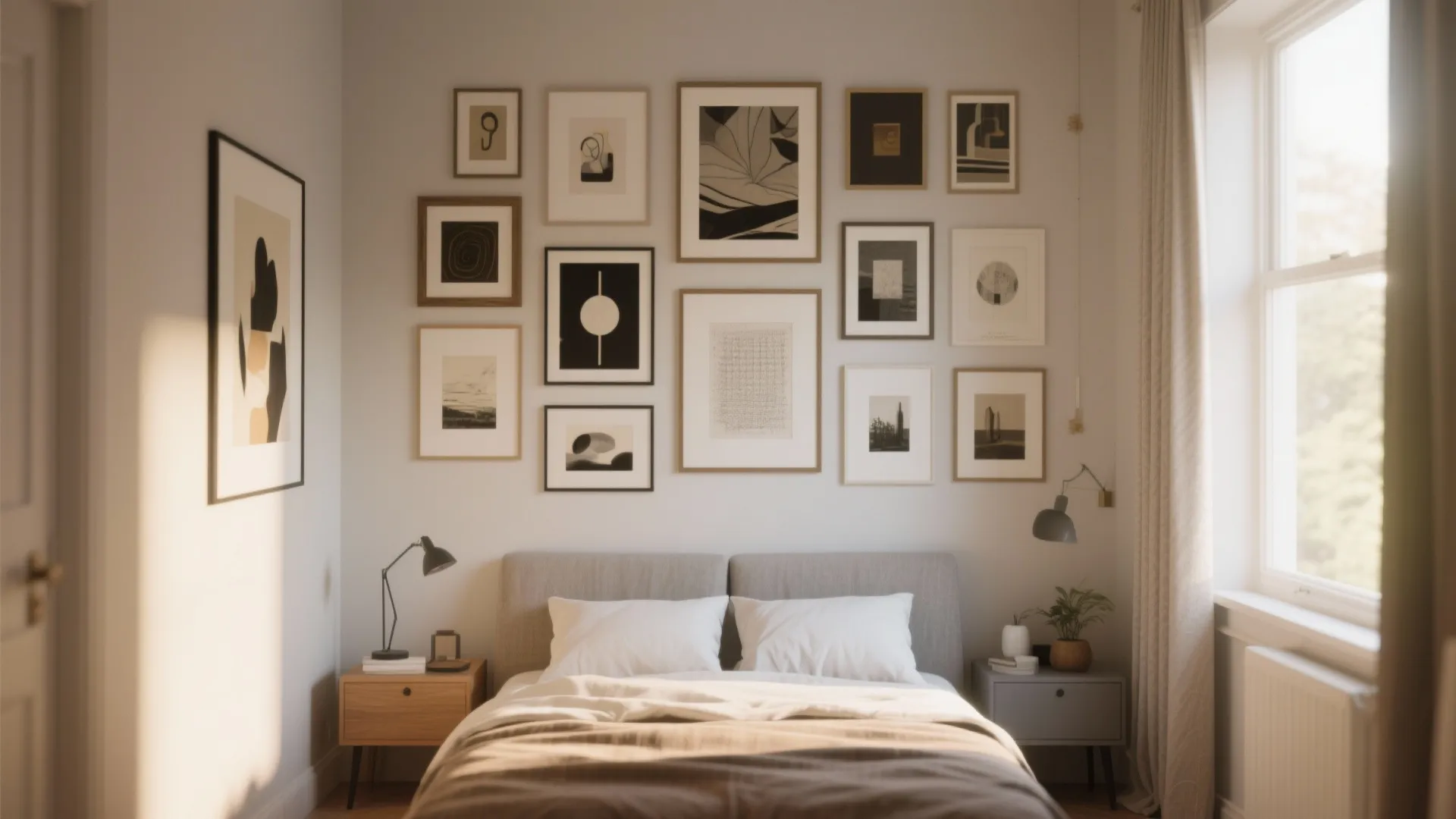 1. Statement Art Gallery Wall