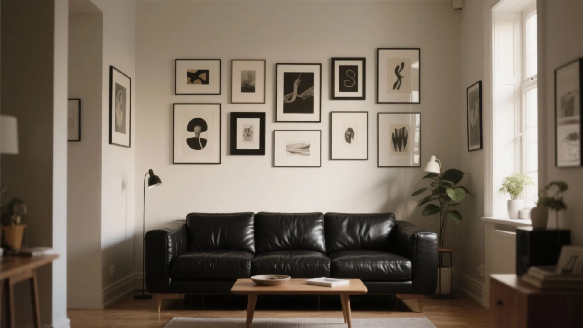 7. Gallery Wall to Balance Visual Weight