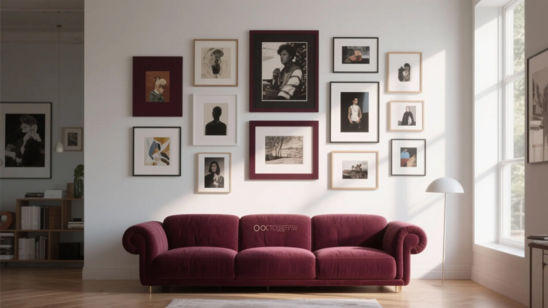 6. Gallery Wall with Personal Art