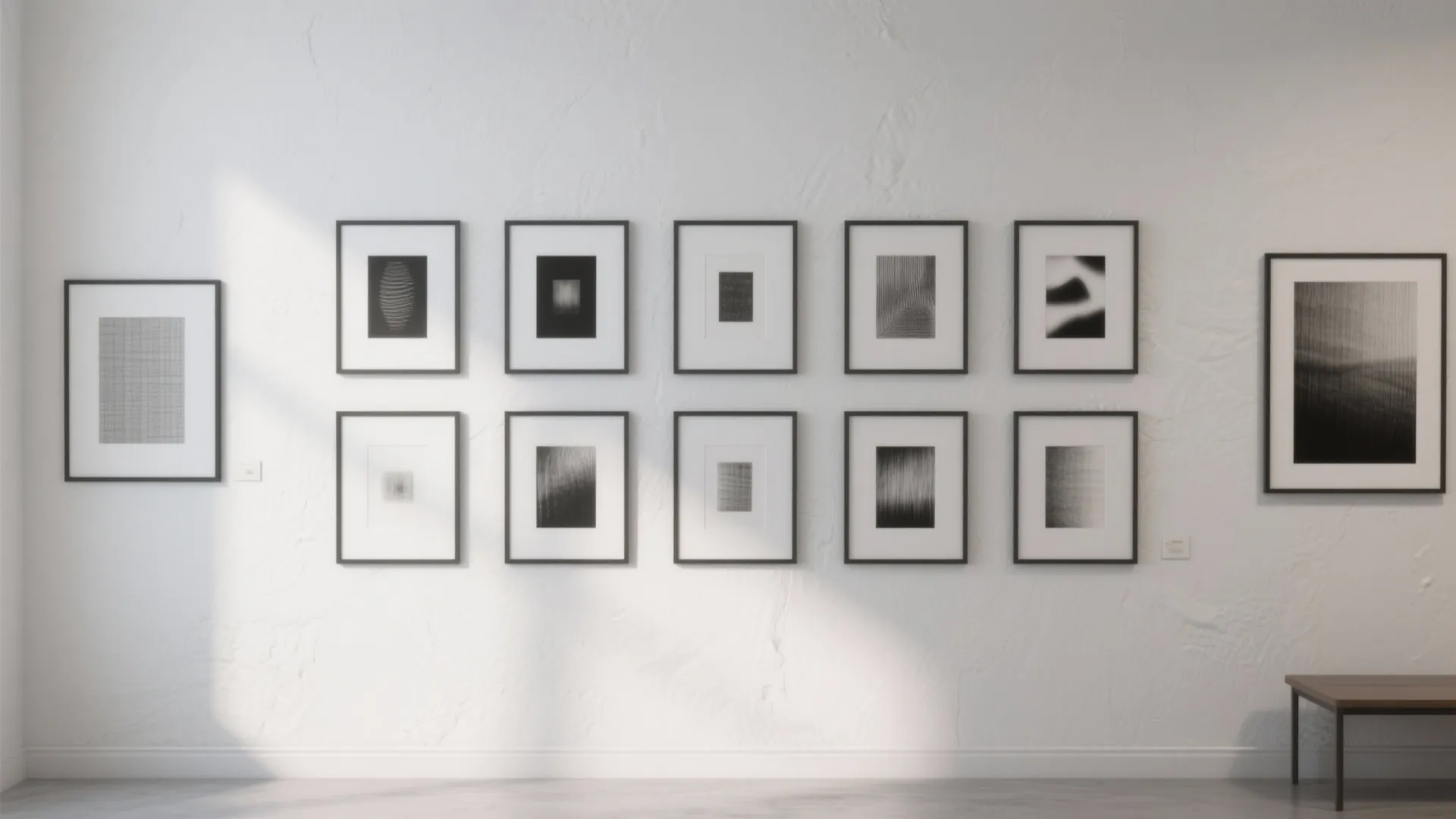 Idea 3: Monochrome Gallery Walls—Quietly Bold