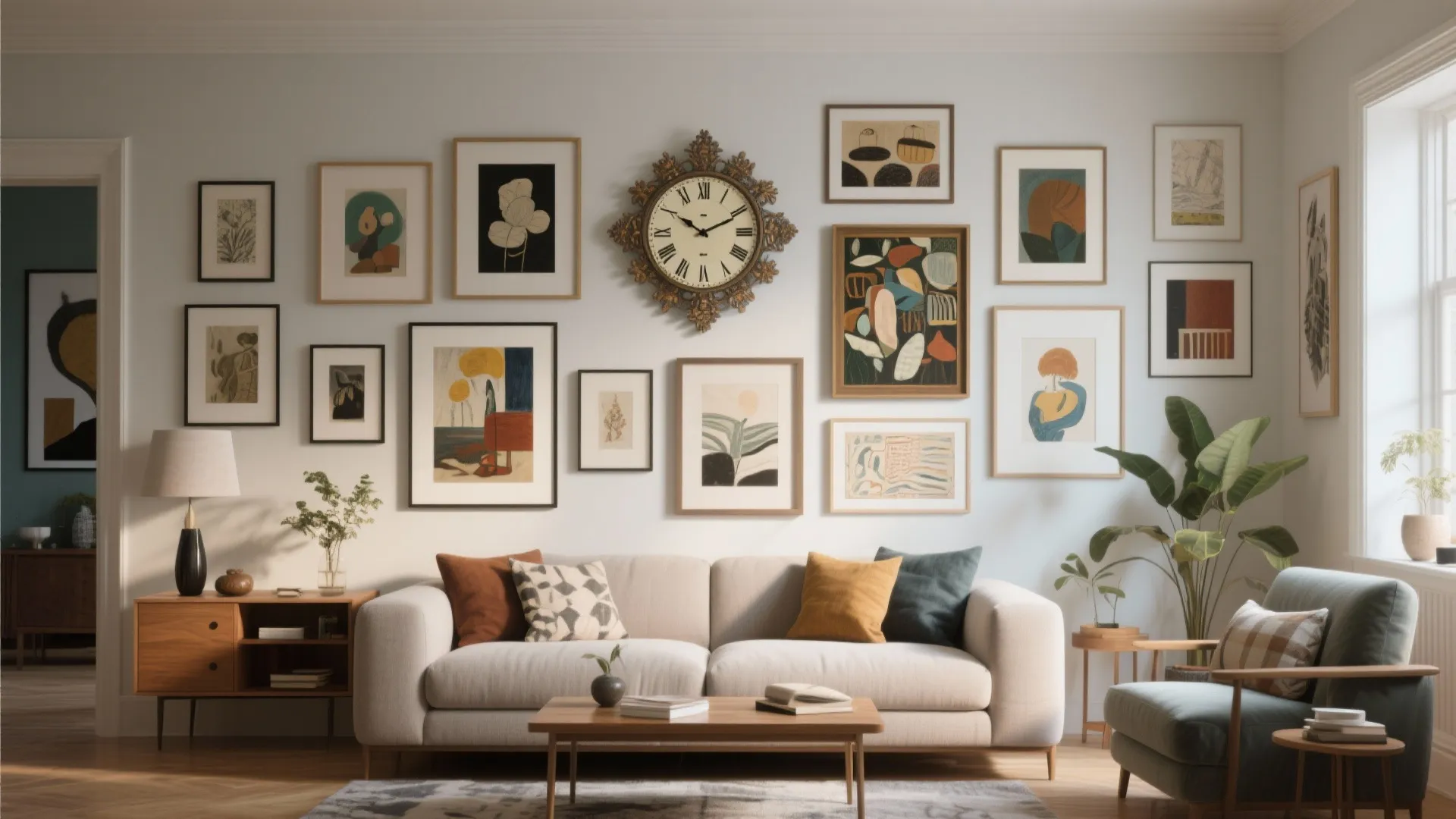 Gallery Wall Clock Integration