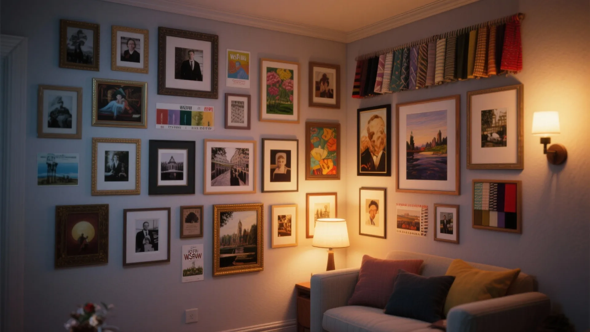 Gallery wall collage