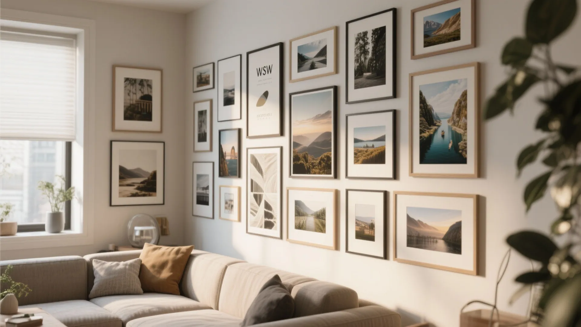 7. Gallery Wall Wraparound