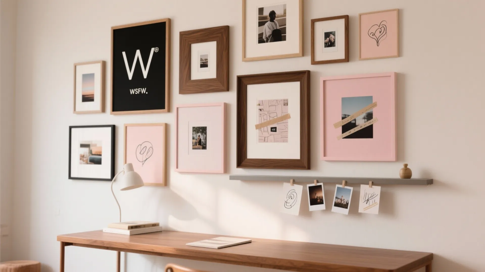 Playful Gallery Walls With Asymmetry