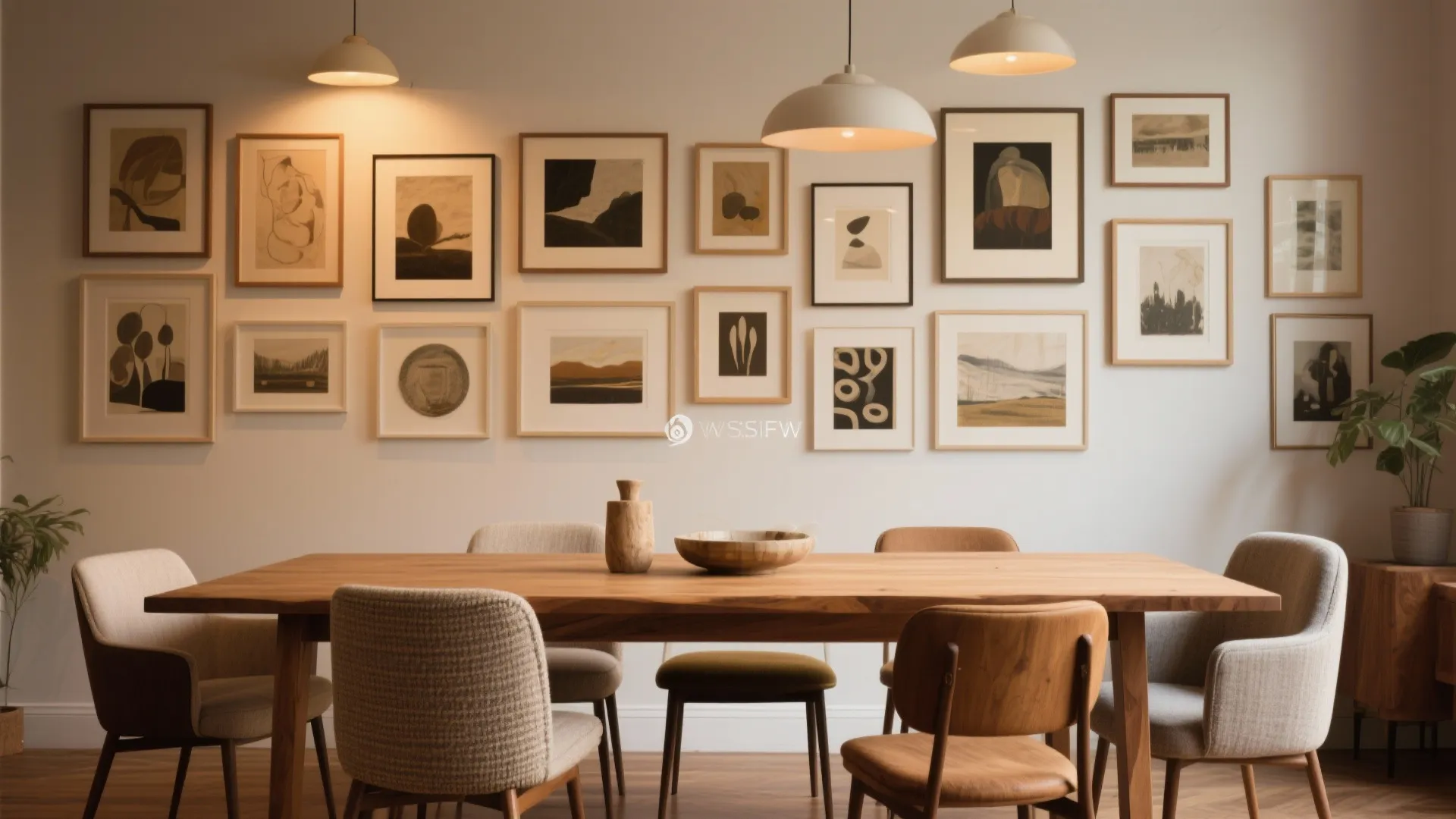 4. Gallery Wall as Backdrop