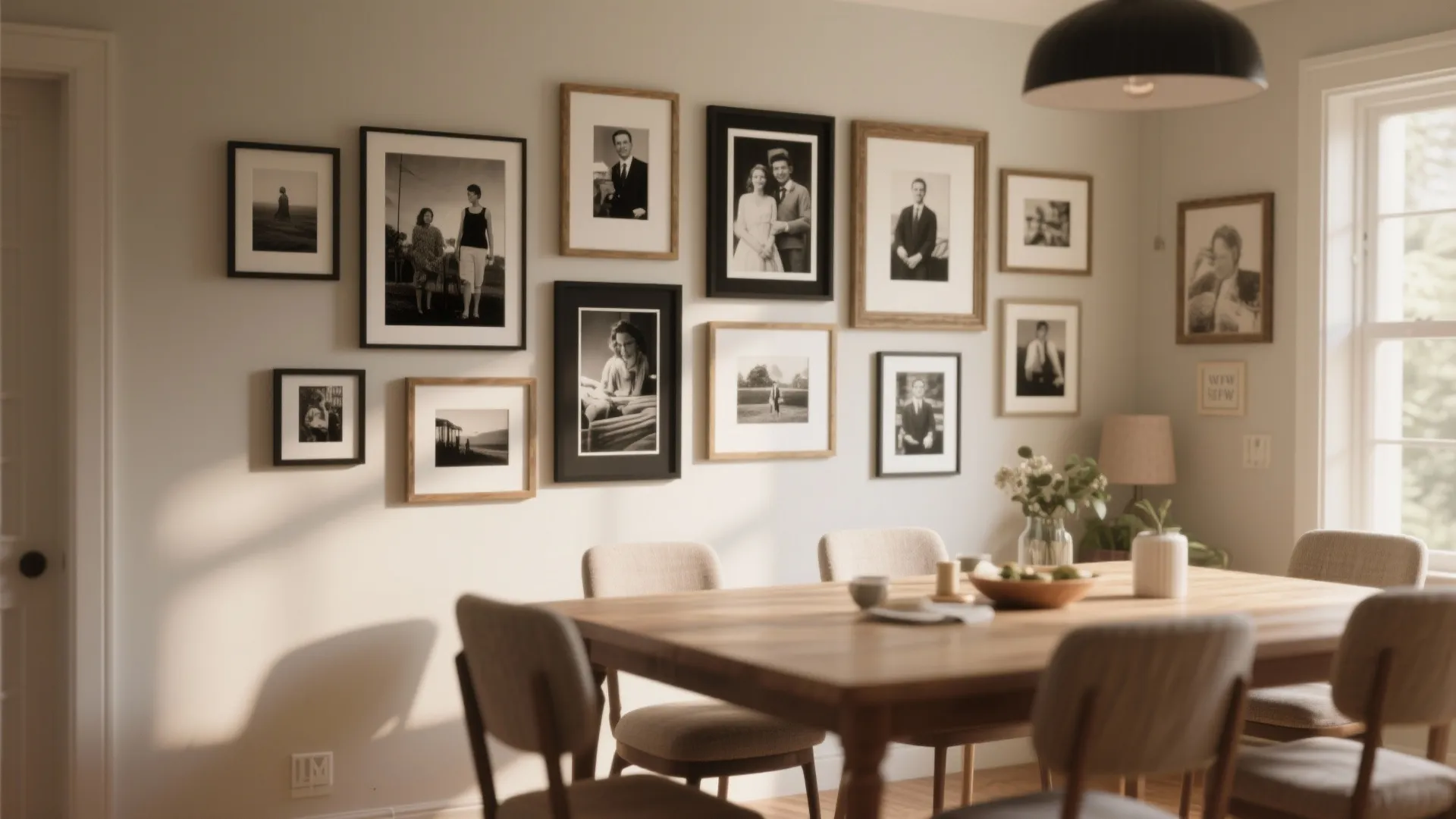 3. Gallery Wall with Personal Photos