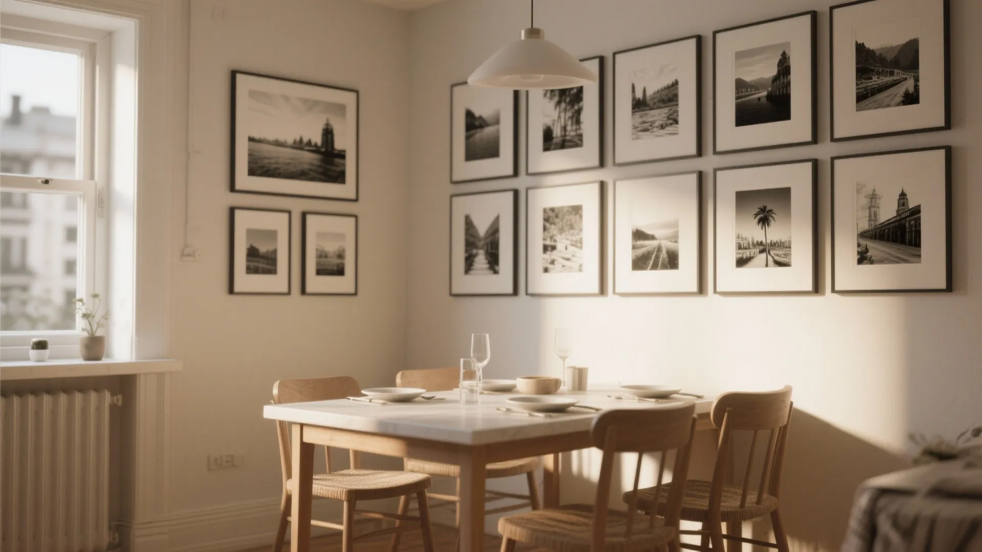 Gallery Wall with Personal Art