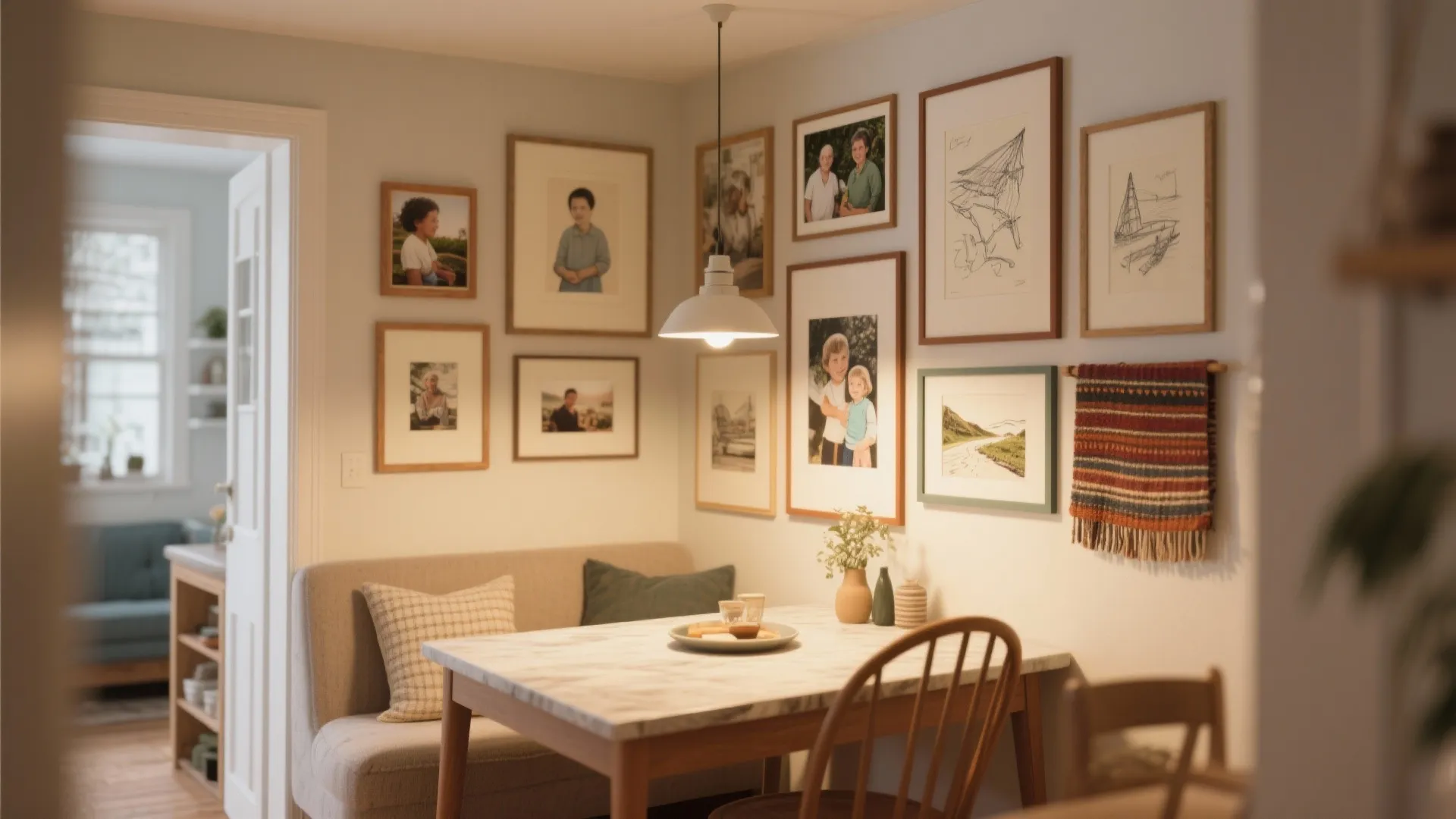 3. Gallery Wall with Personal Stories