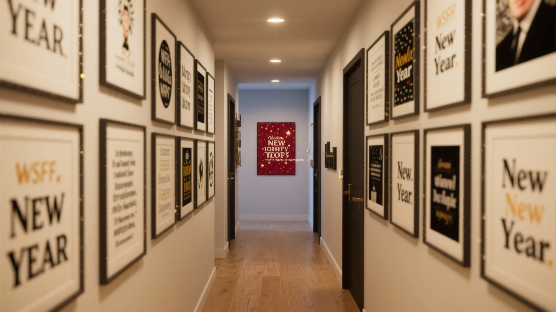 Festive Gallery Wall