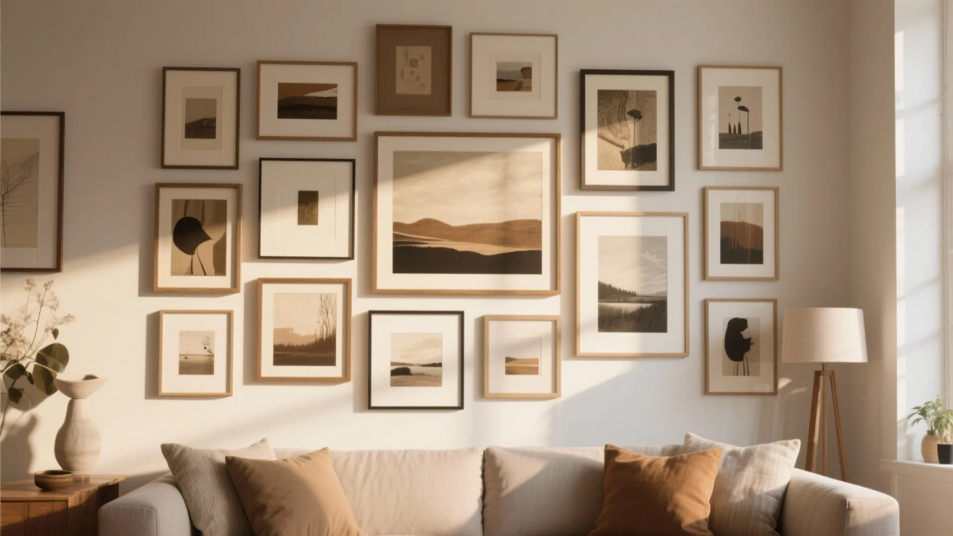 9. Framed Artwork Clusters