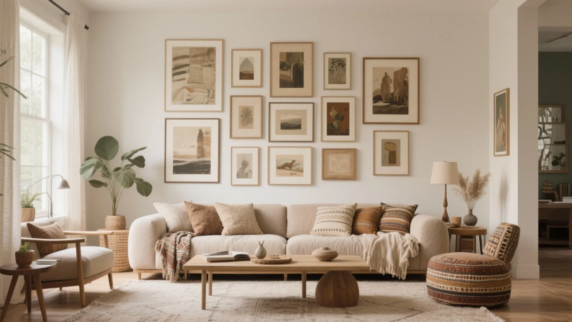 4. Gallery Wall as a Focal Point