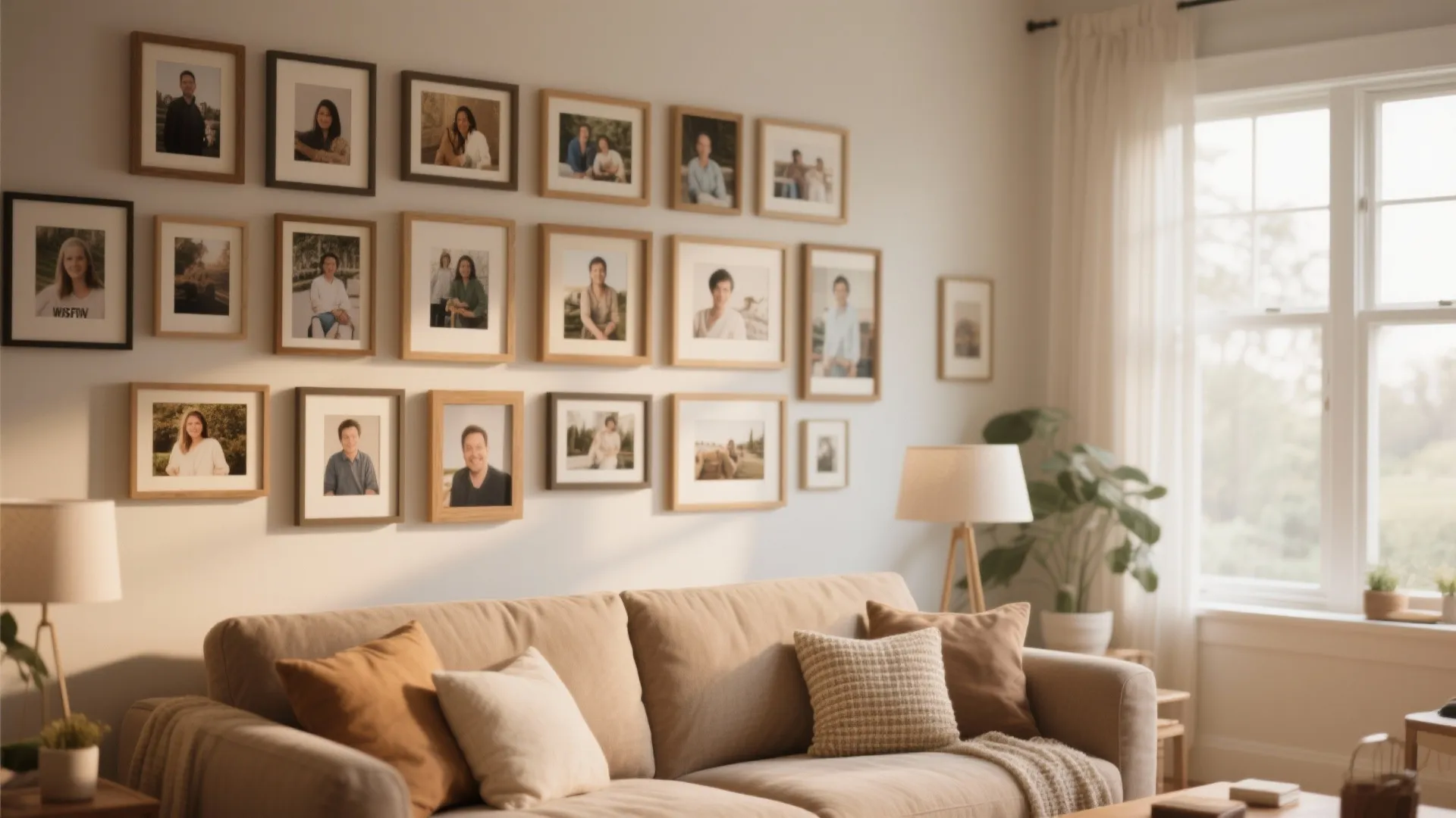 7. Gallery Wall of Personal Photos