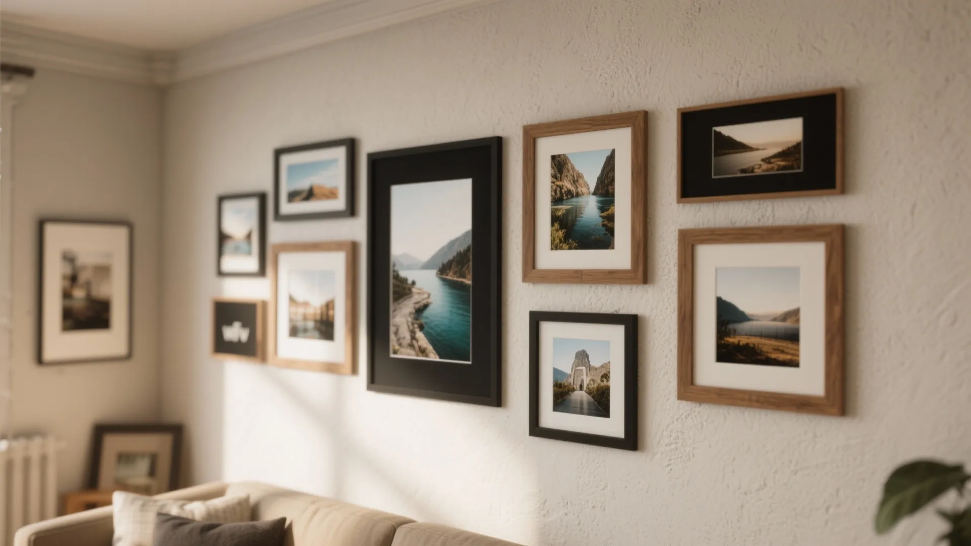3. Gallery Wall with Personal Photography
