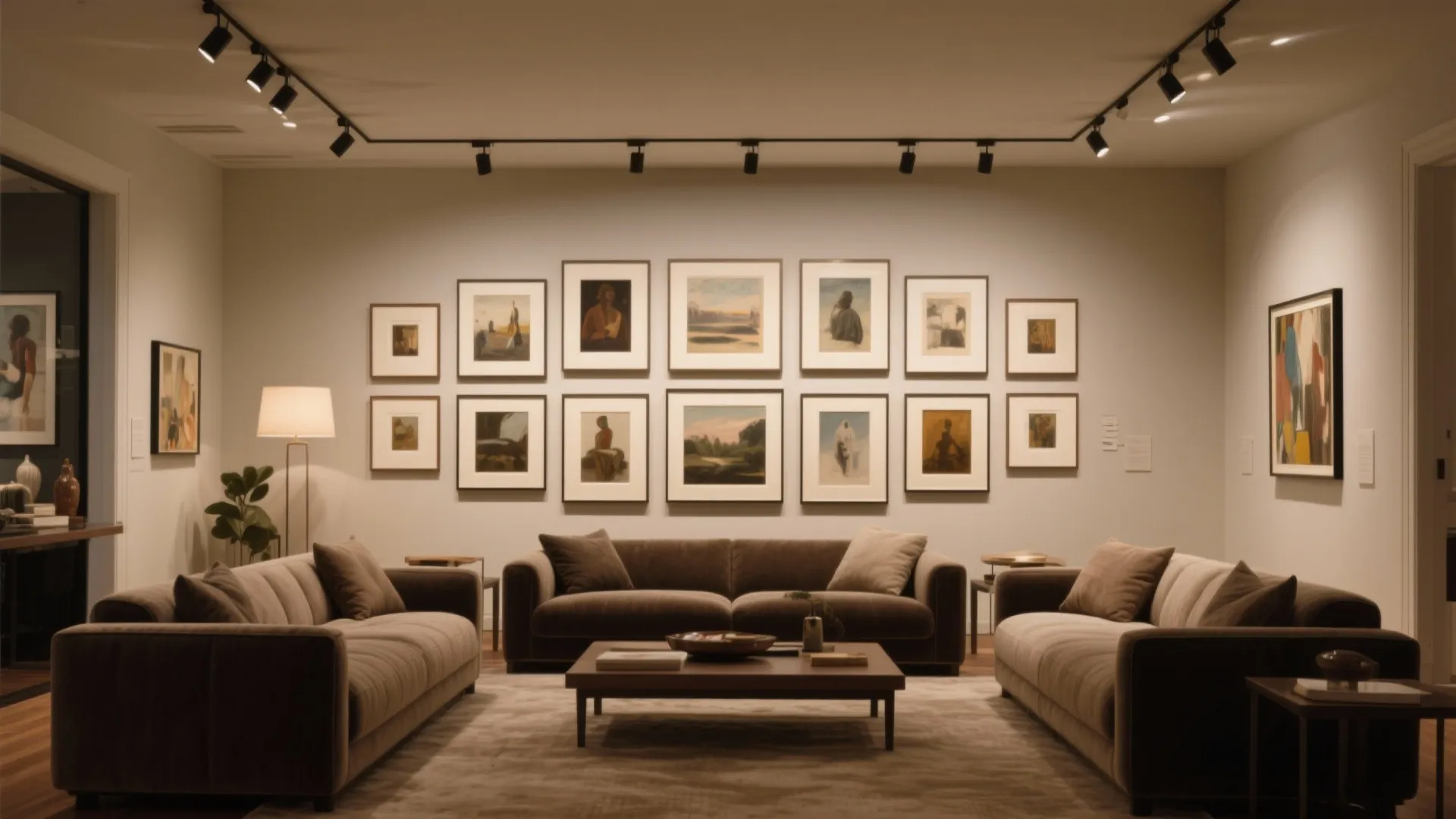 3. Gallery Wall & Lounge Combo