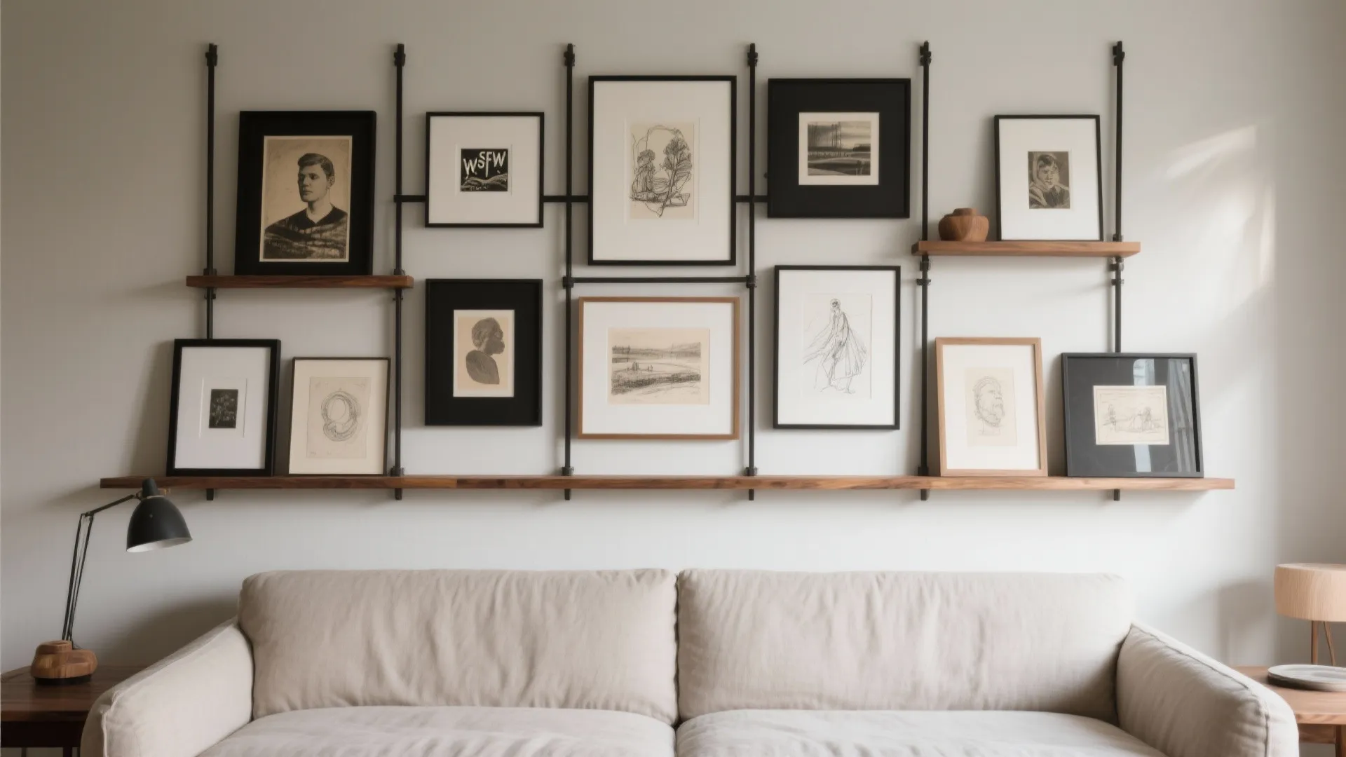 Curated Gallery Wall with Personality