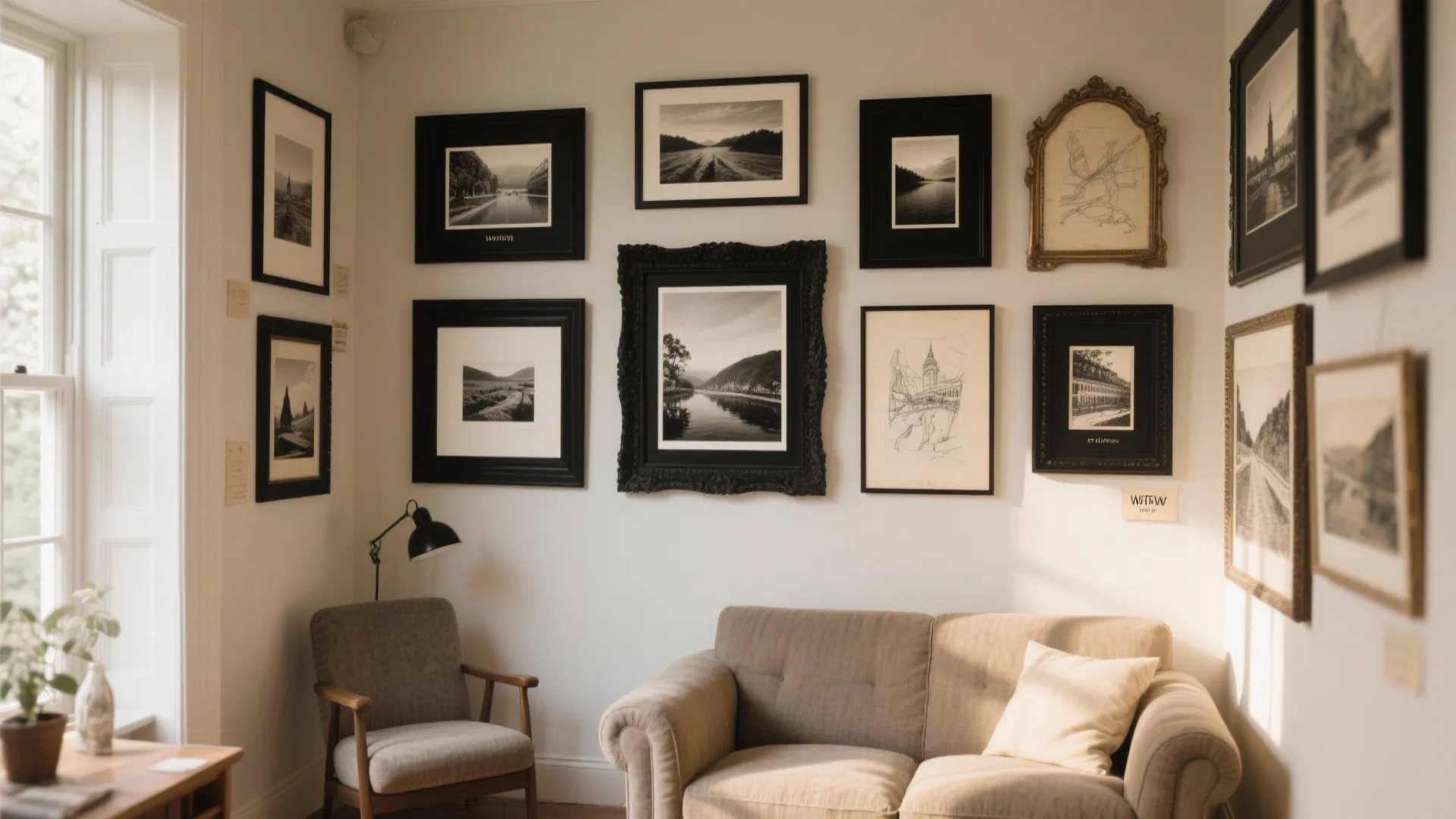 Gallery Wall with Personal Memories