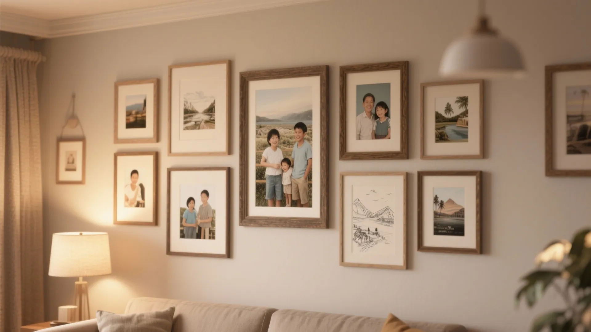 Gallery Wall of Personal Memories