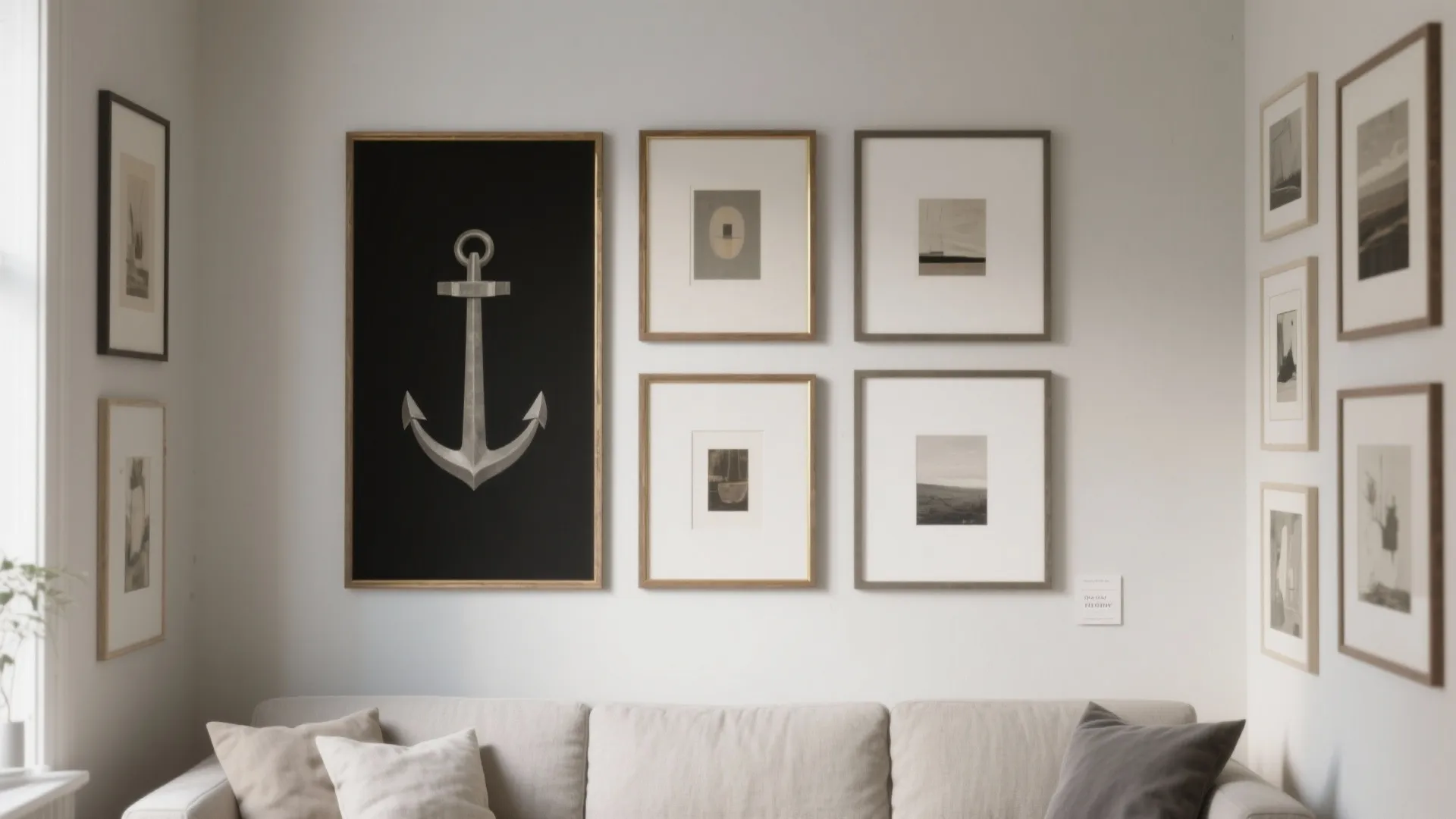 Curated Gallery Walls with Mixed Frames