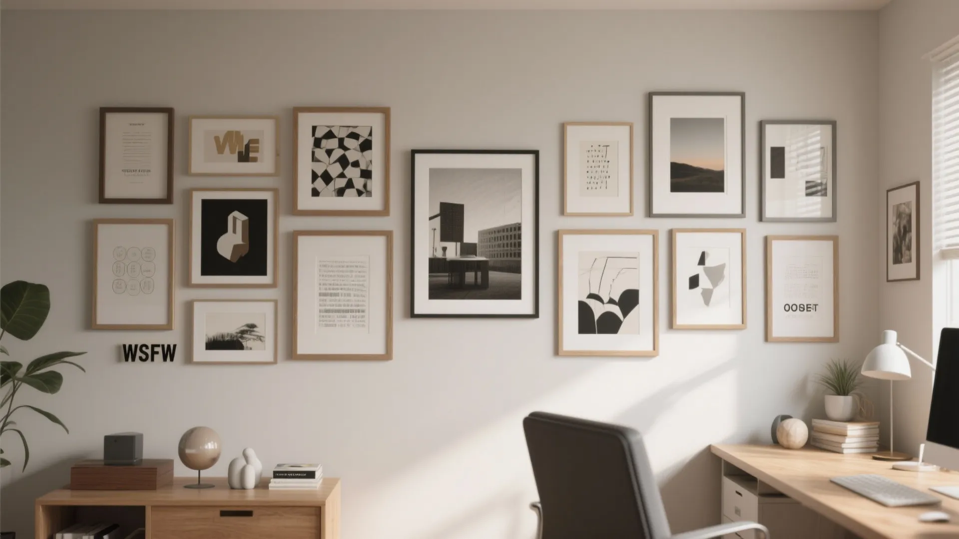 9. Gallery Wall of Inspiration