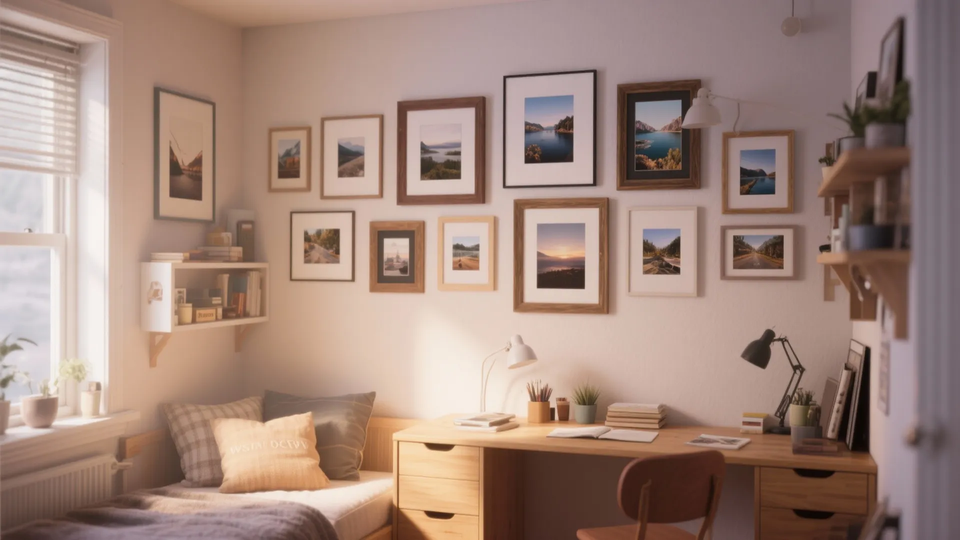 2. Gallery Wall with Personal Photography