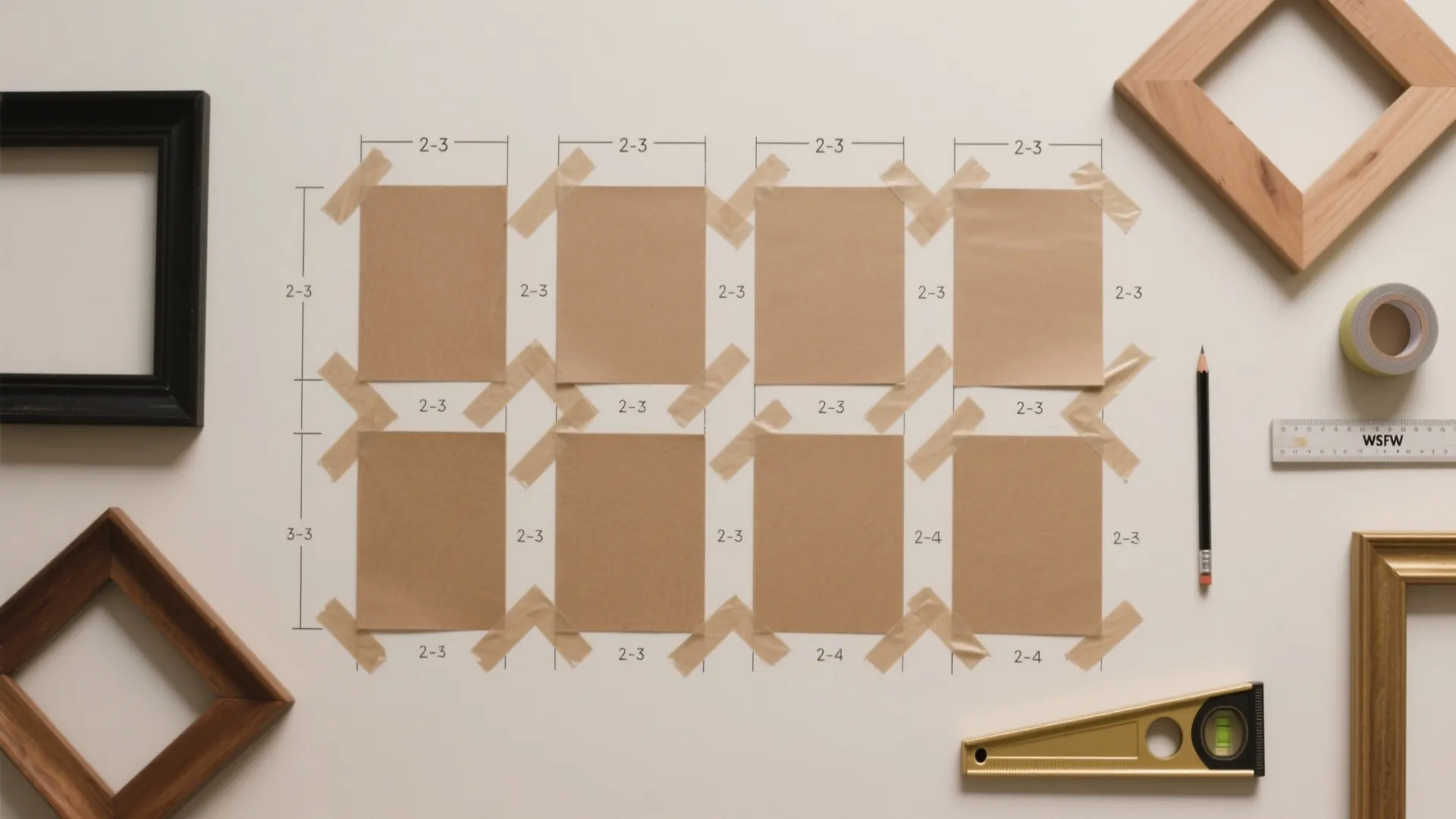 1) DIY Gallery Wall with Thrifted Frames