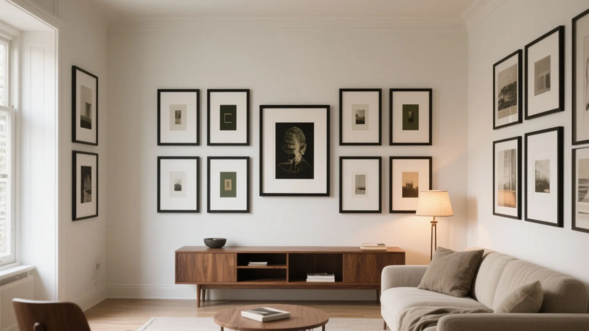 1) A curated gallery wall that tells your story