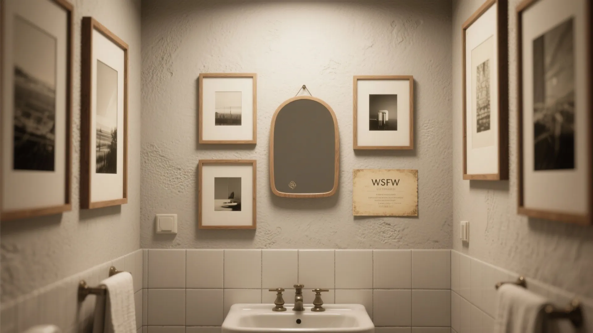 2. Gallery Wall of Small Frames