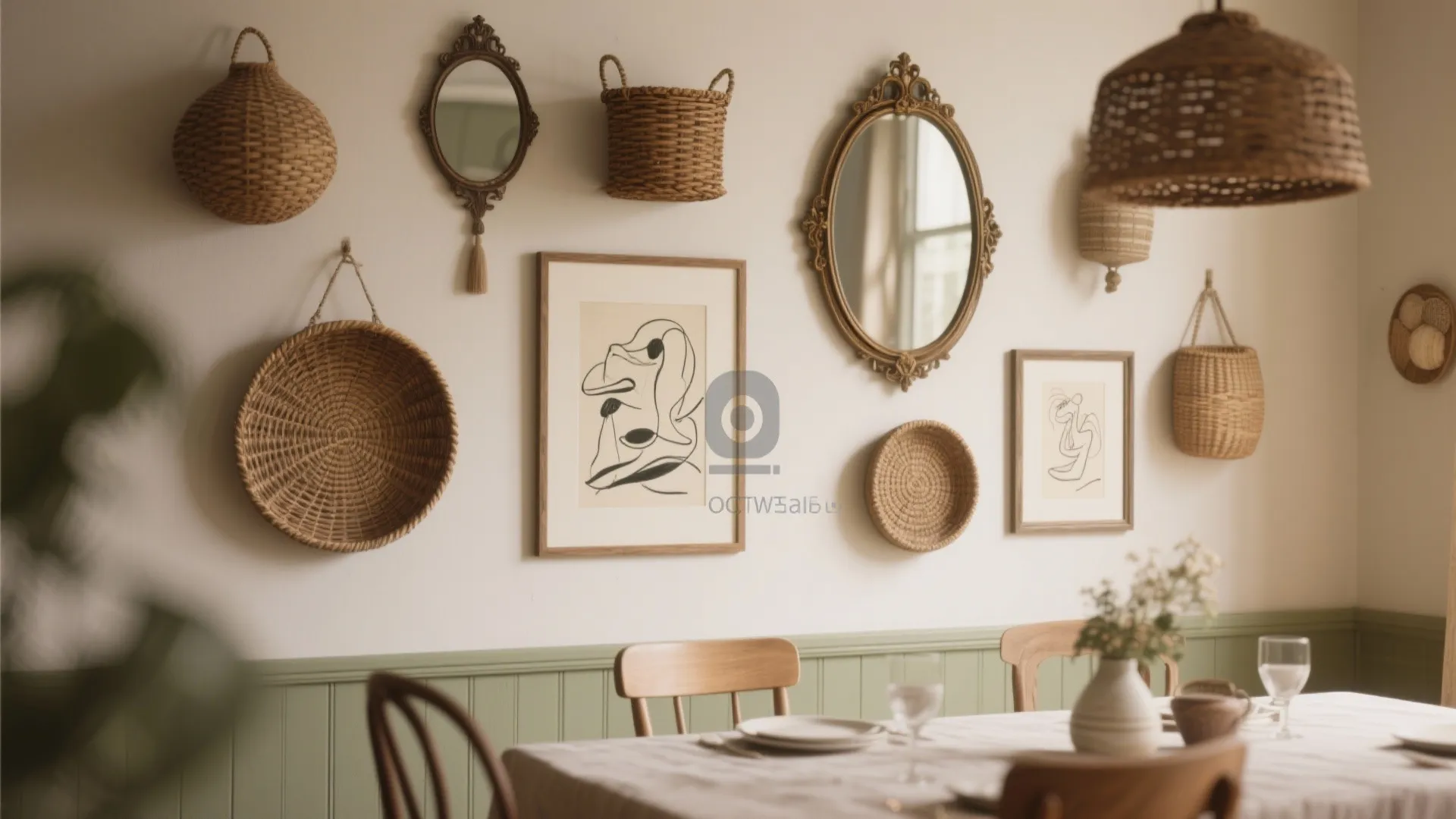 2. Gallery Wall with a Twist