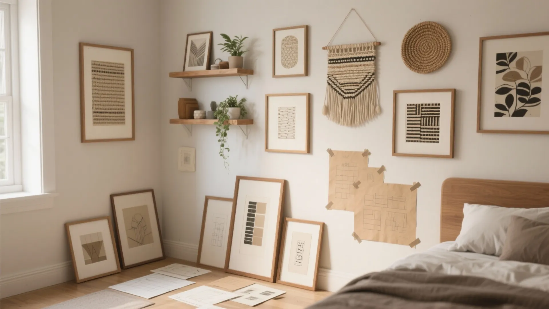 1. Gallery Wall with a Twist