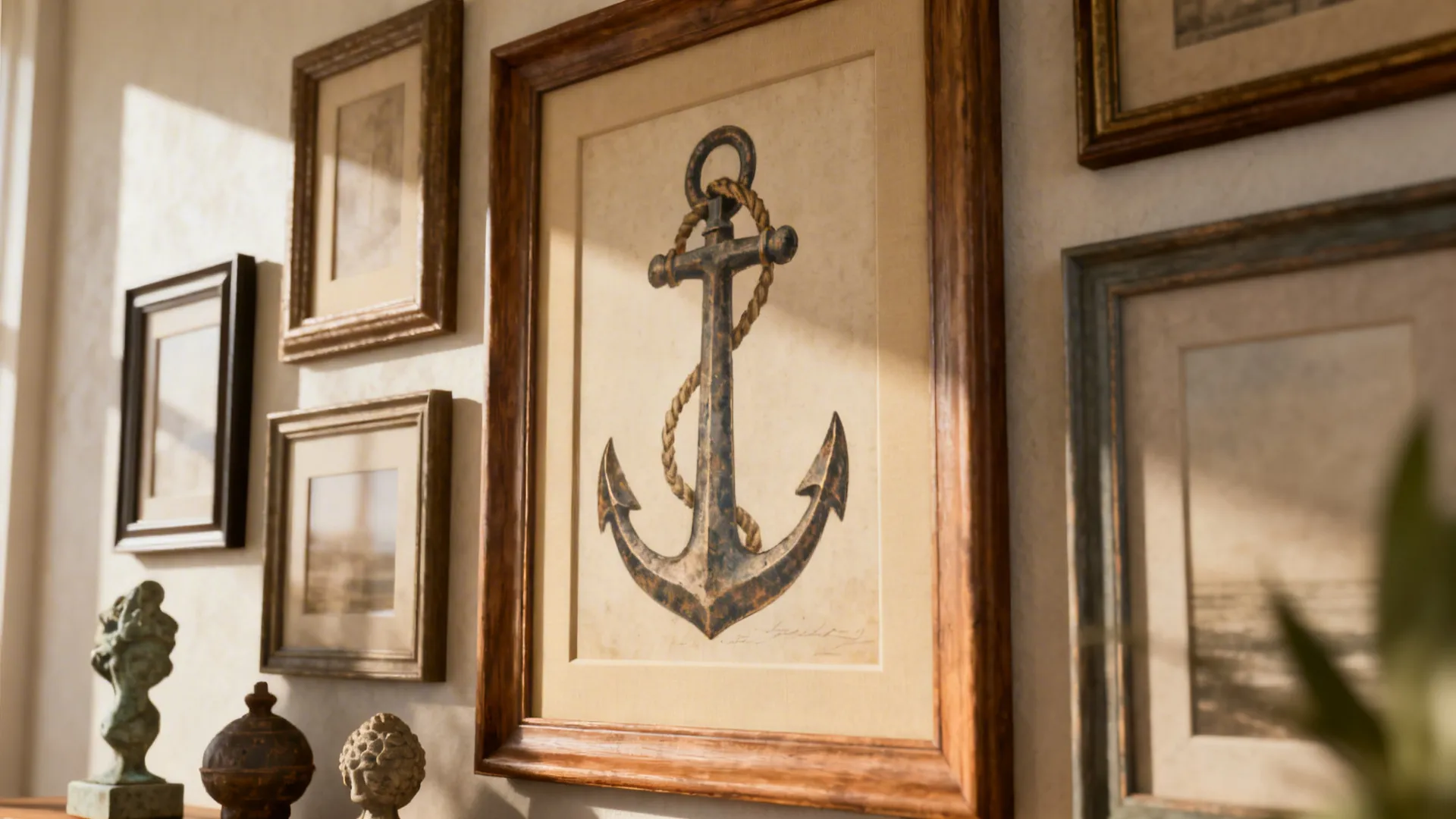 1. Gallery wall with a twist