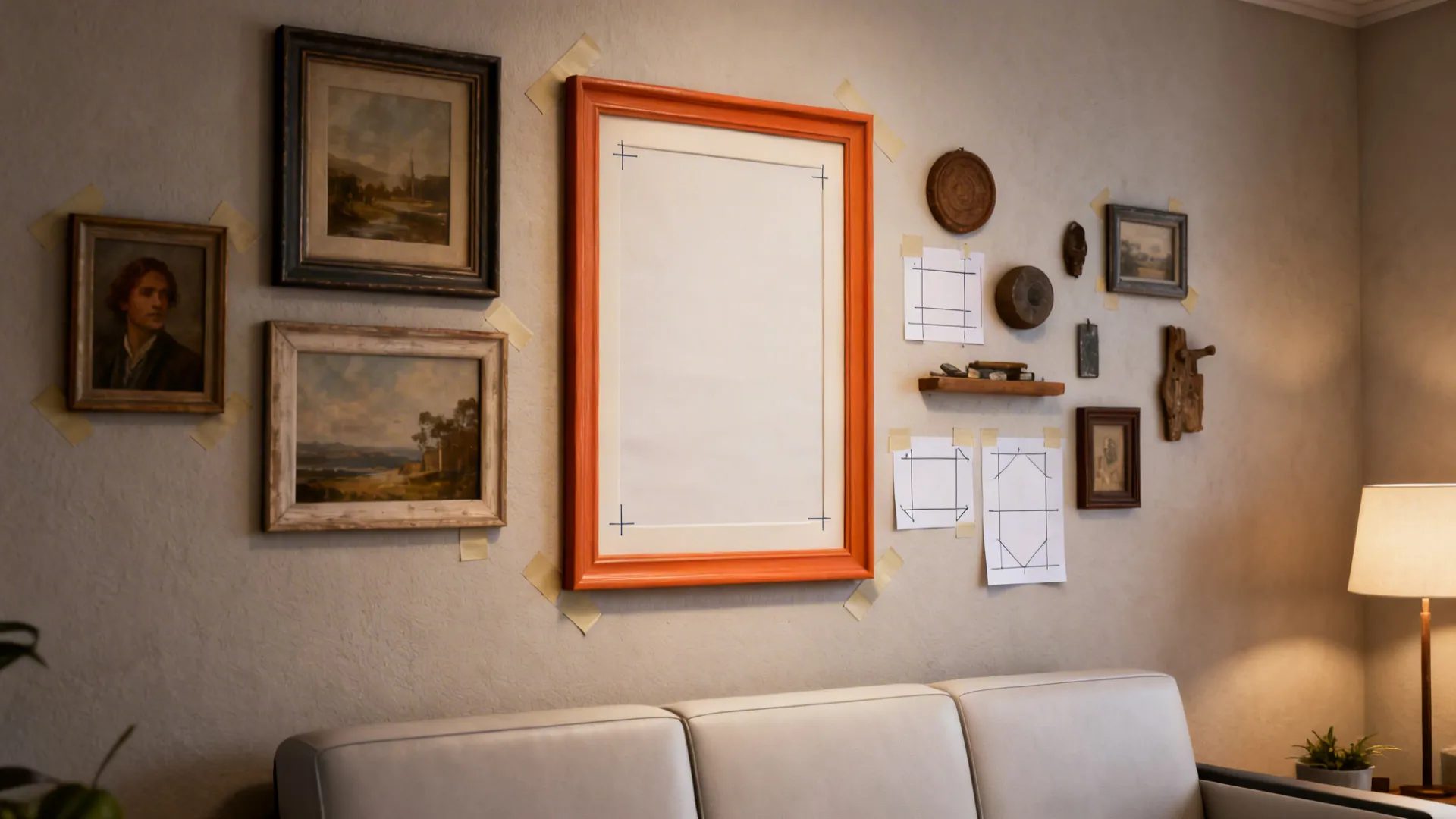 1. Gallery Wall with a Twist