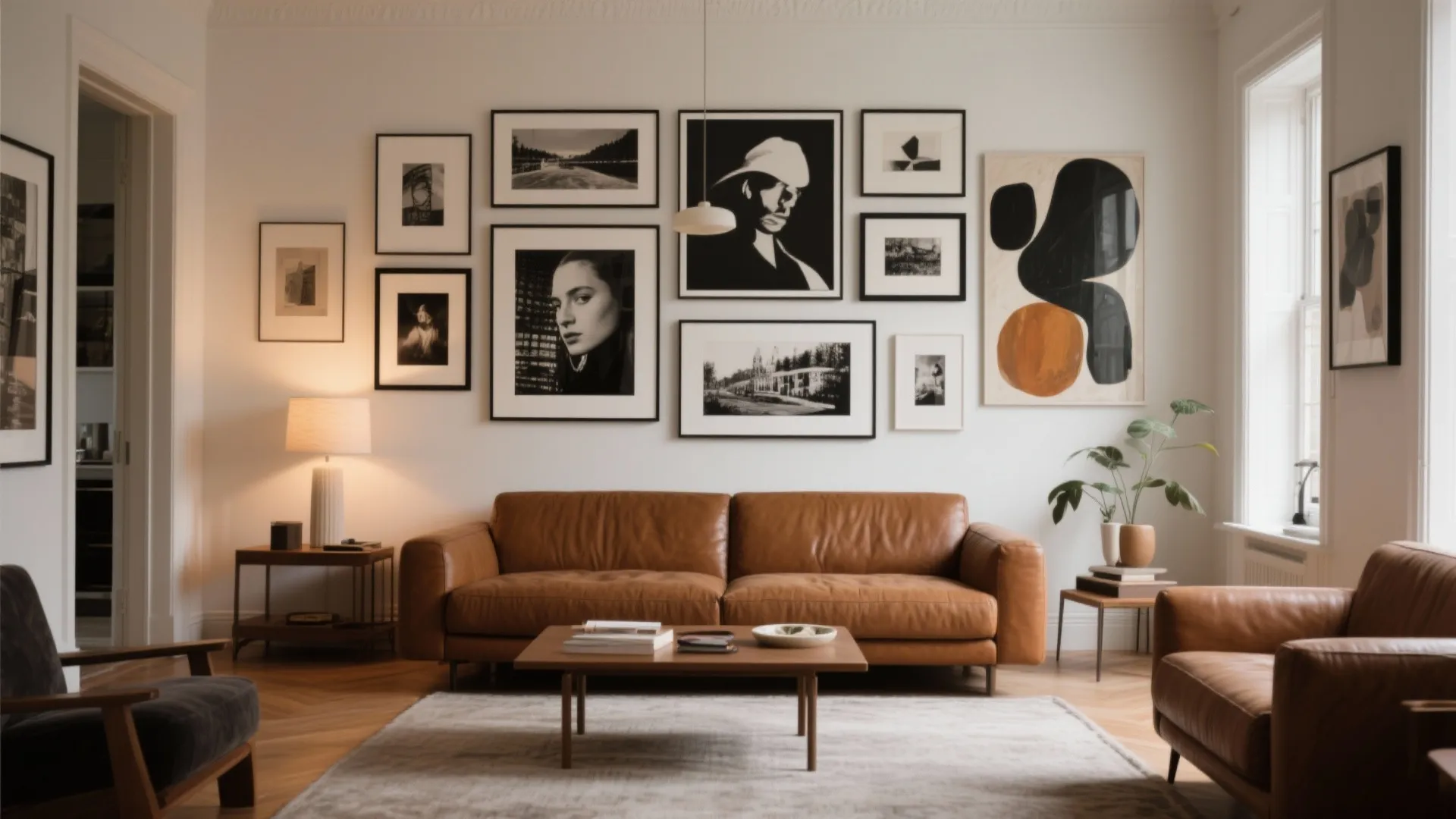 8. Artistic Wall Gallery