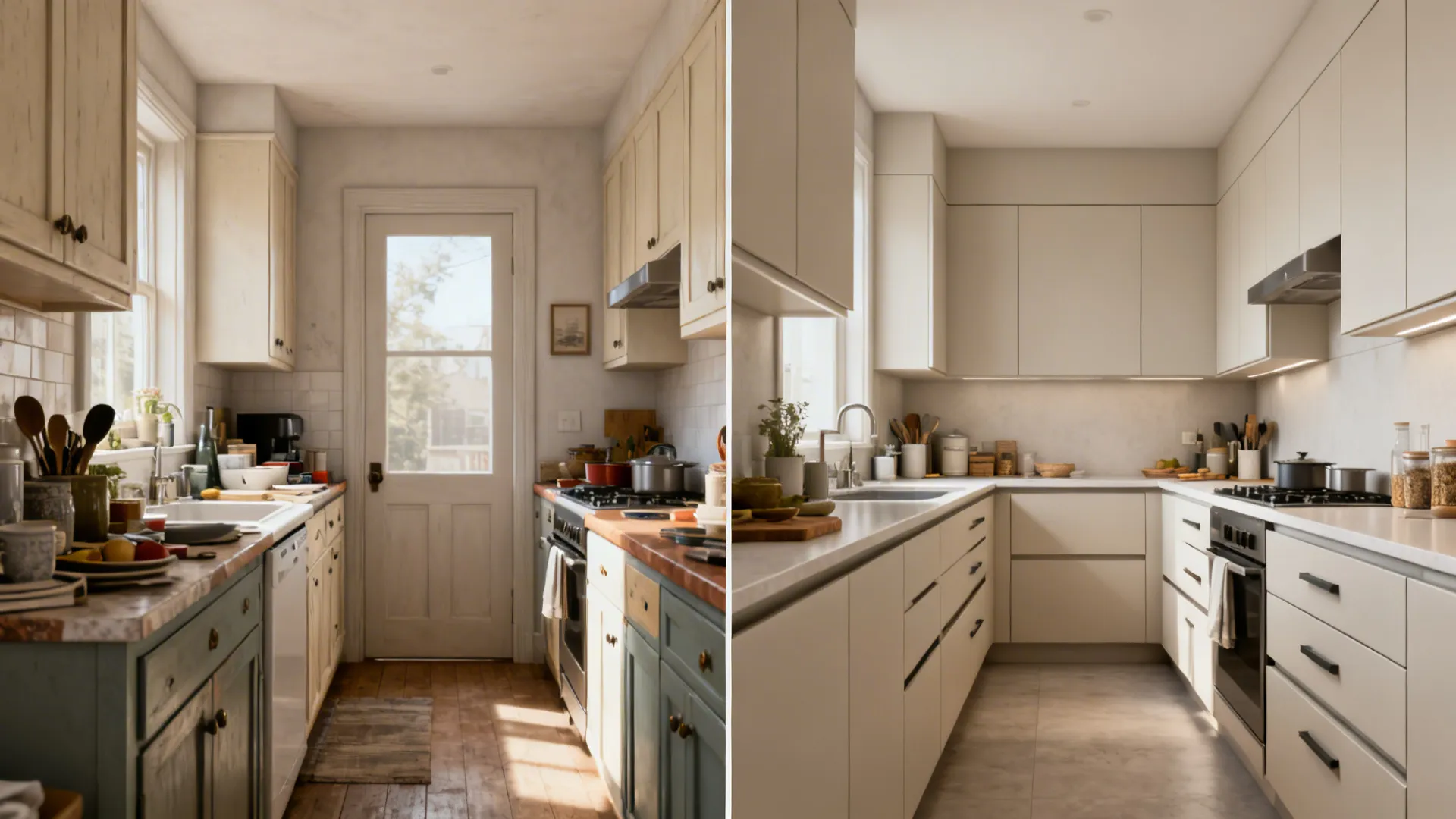 Zone-Based Storage in an L-Shape or Galley