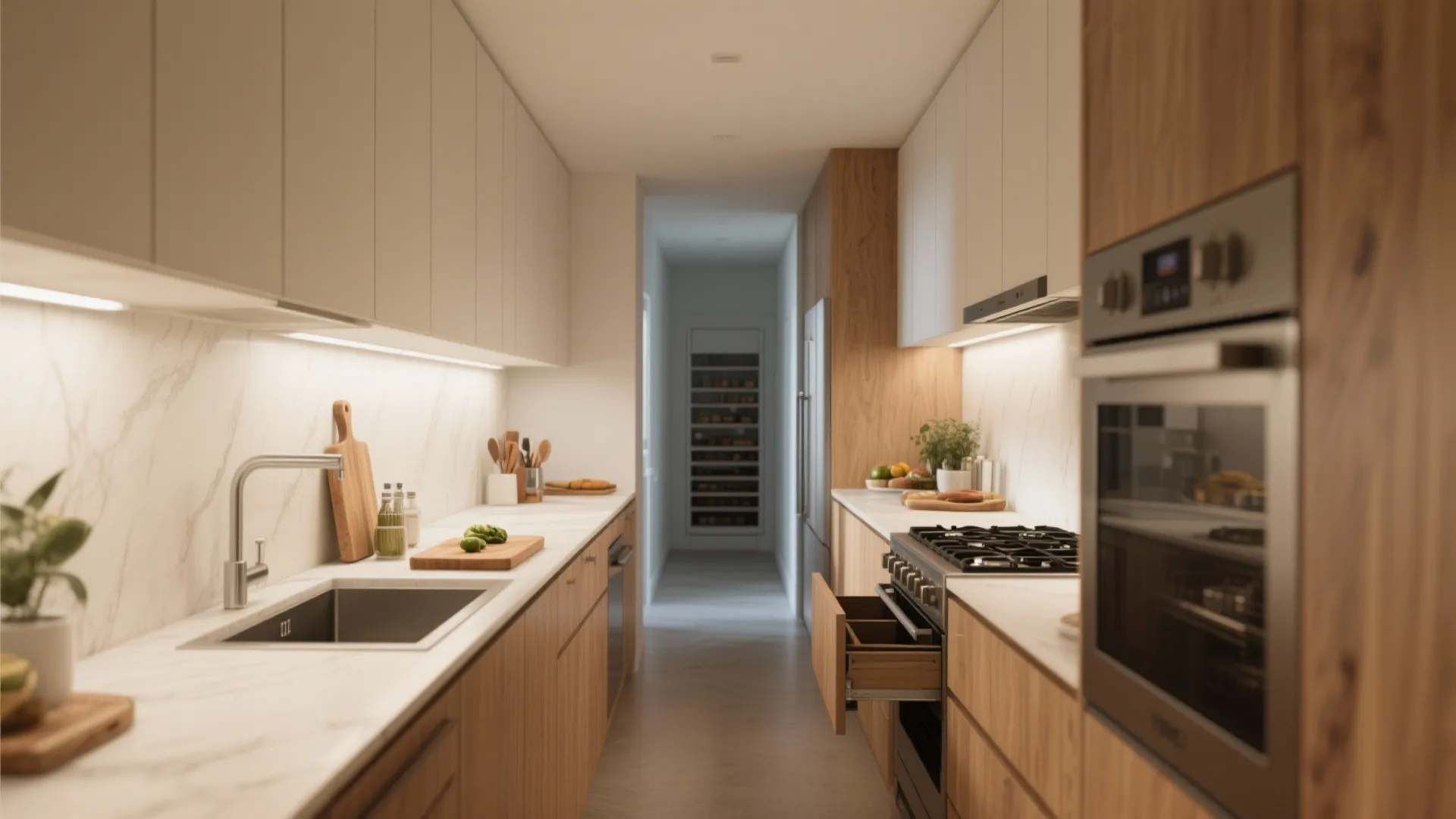 1. Galley with a twist: double worklines