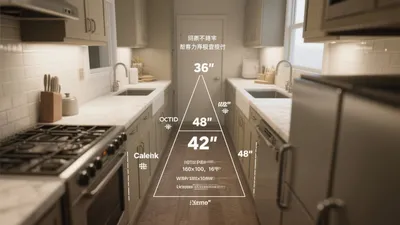 Galley Kitchen Layout with Smart Storage Solutions