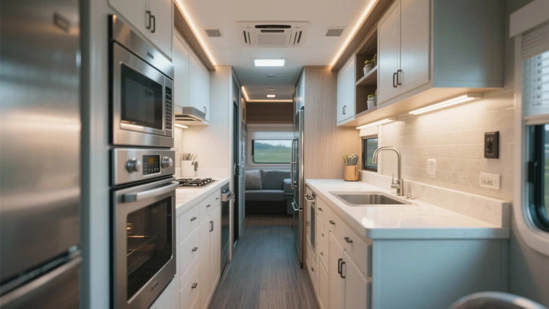 6. Galley Kitchen Efficiency